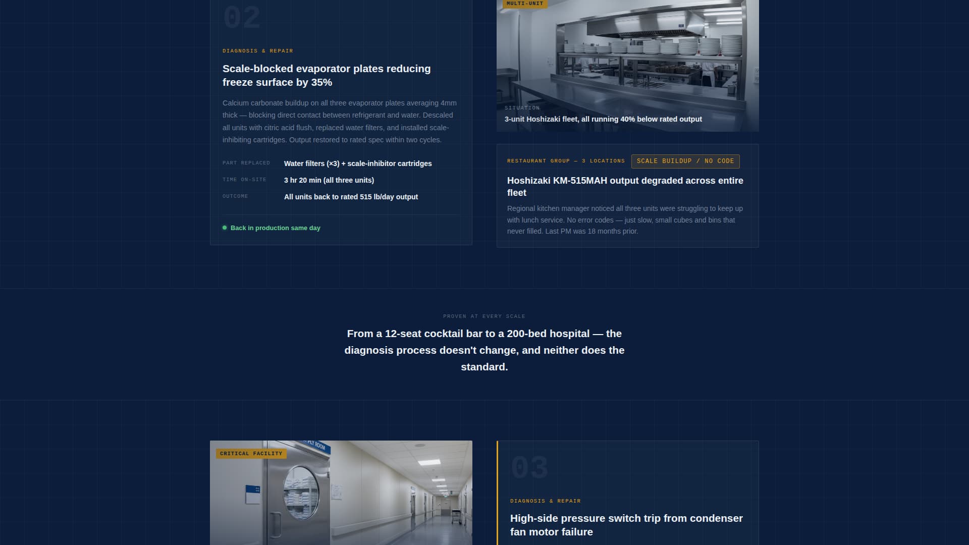 Icebound - Reliable Icemakerrepair Landing Page Template