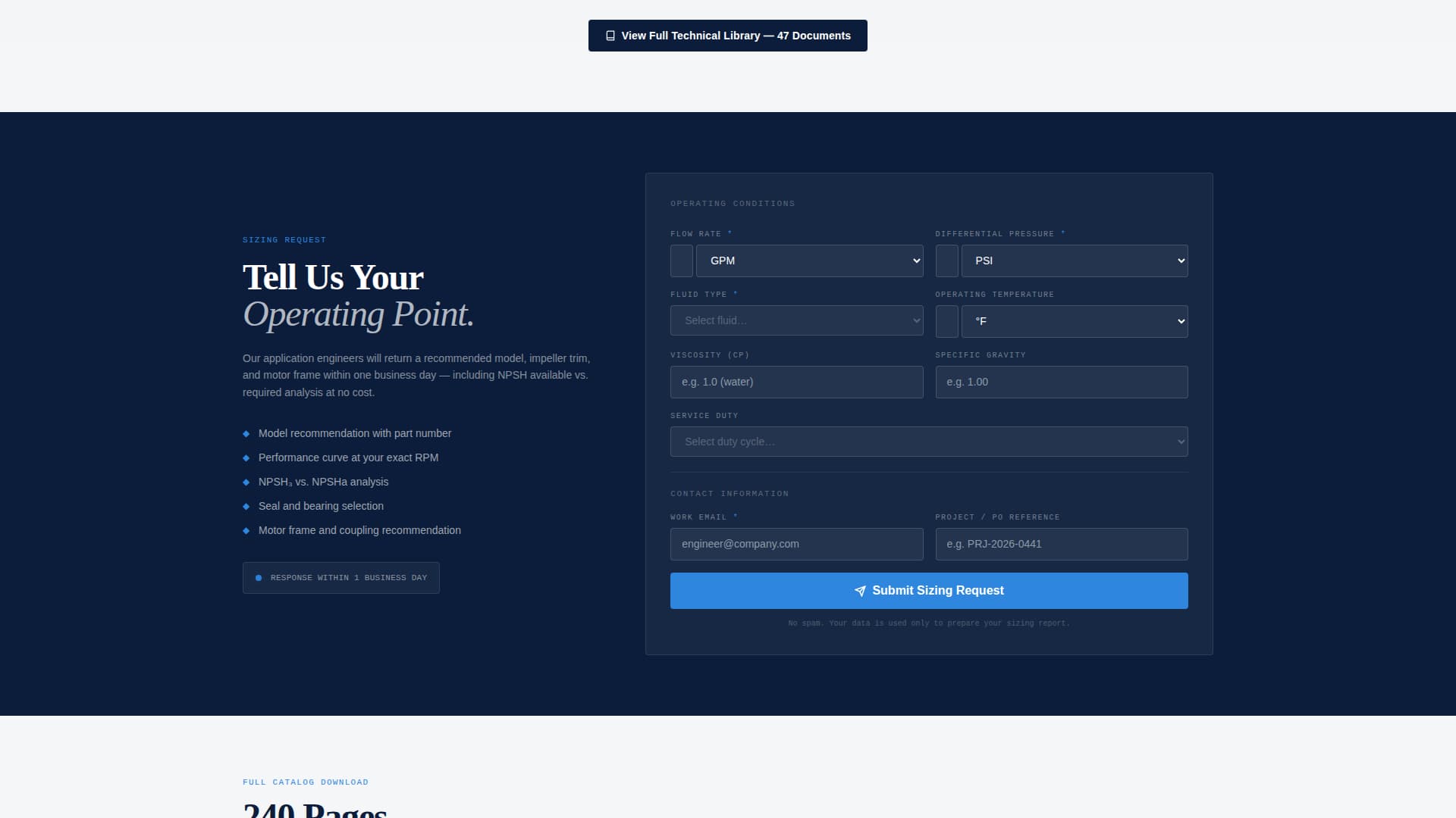 Flowpath - Precision Pumpvalve Landing Page Template