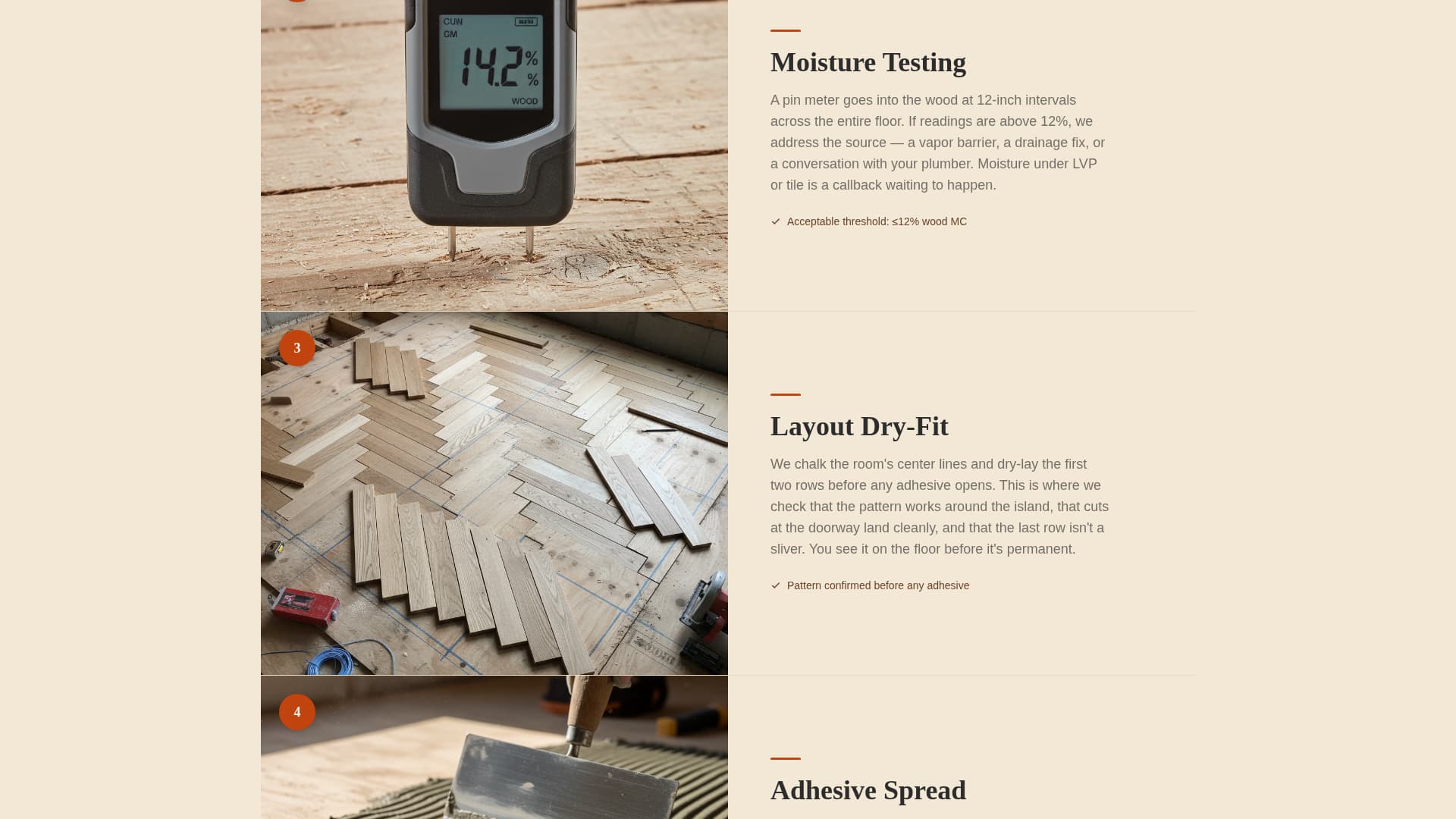 Subfloor - Precision Flooring Landing Page Template