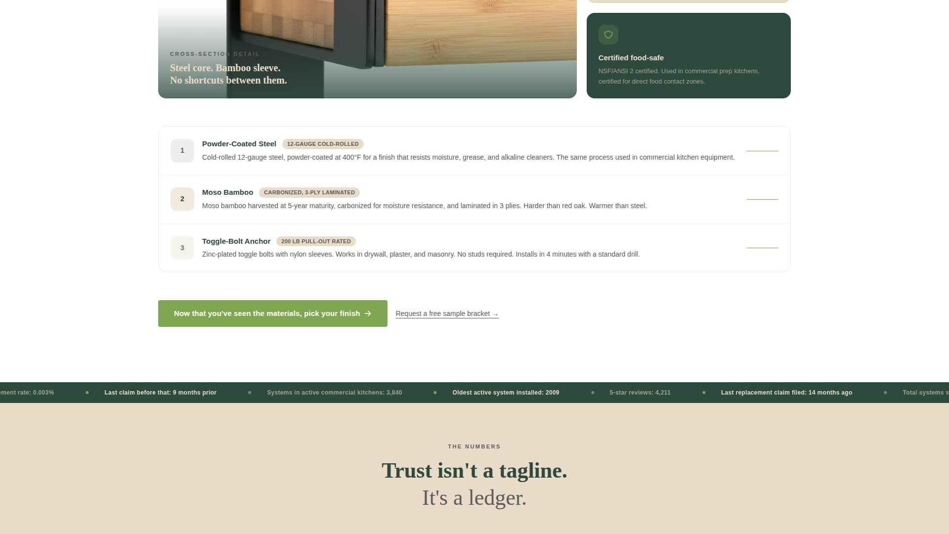 Stow - Modular Kitchenstorage Landing Page Template