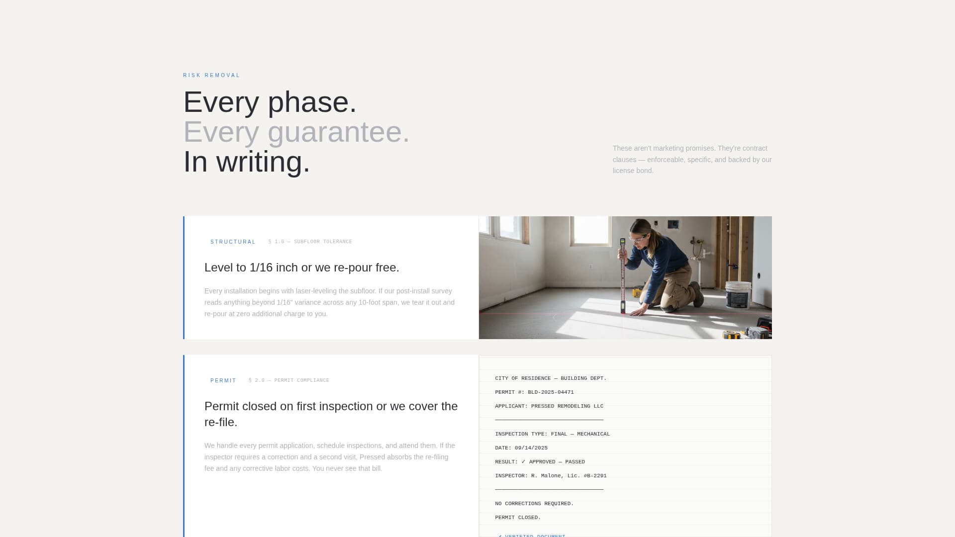 Pressed - Precision Laundry Landing Page Template