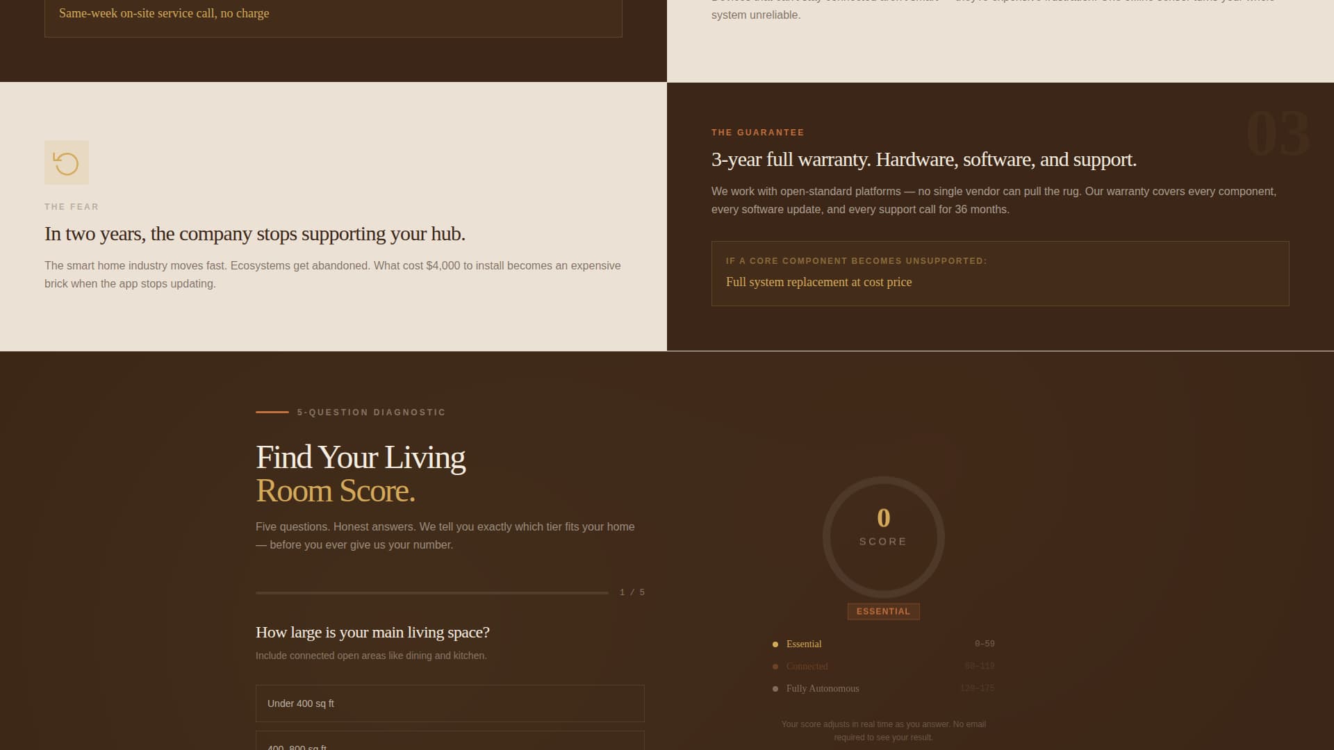 Hearth - Guaranteed Smarthome Landing Page Template
