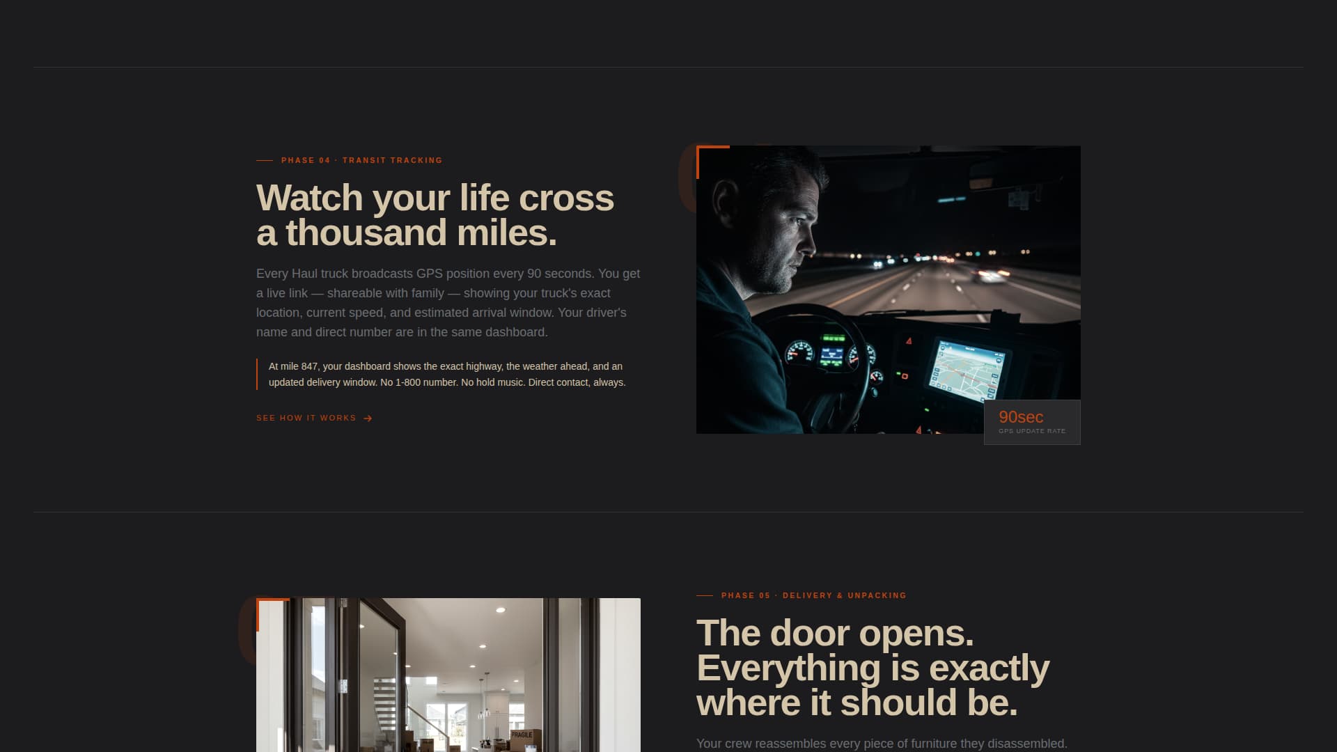 Haul - Rugged Longdistance Landing Page Template