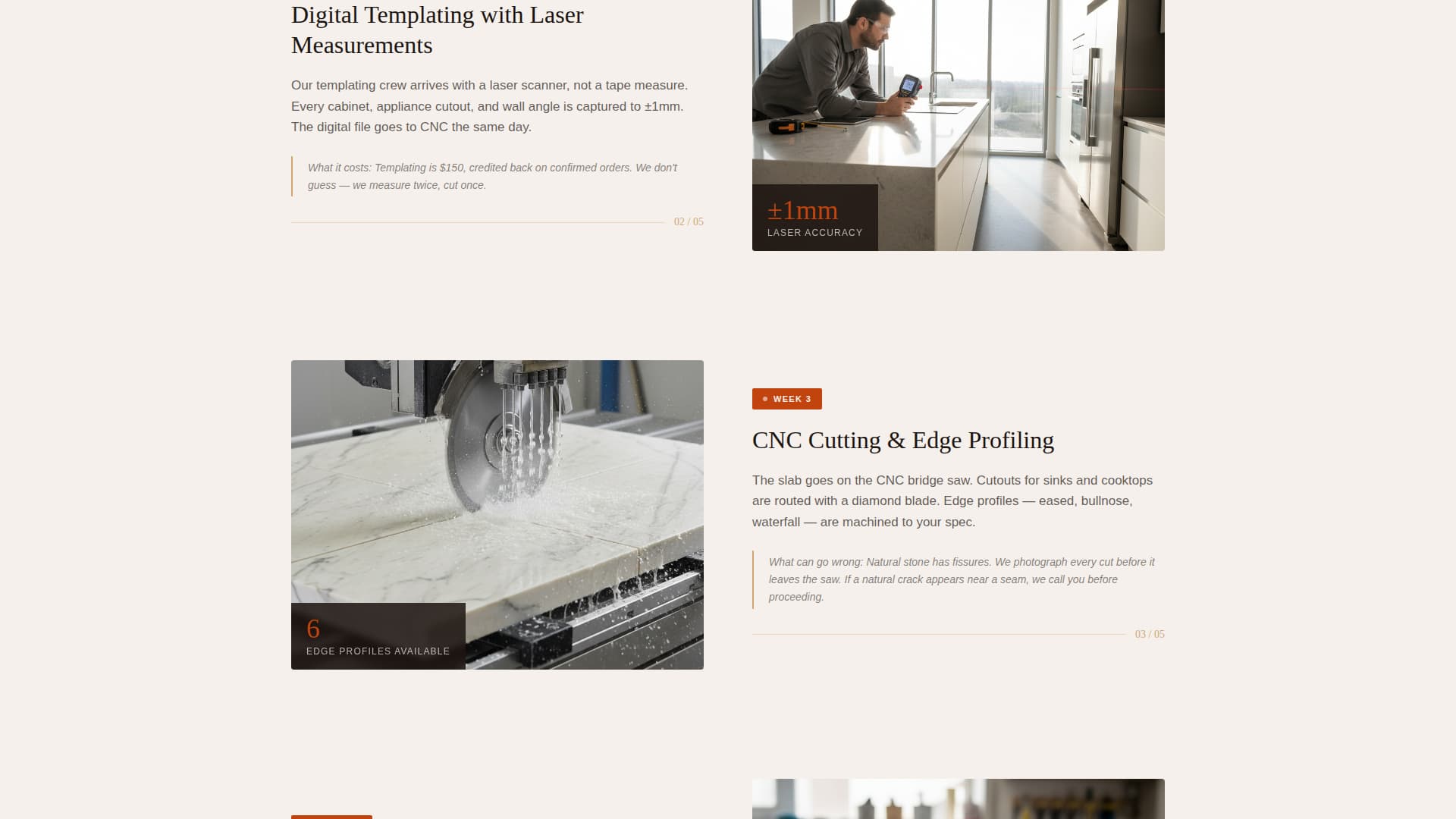 Slab - Transparent Marble Landing Page Template