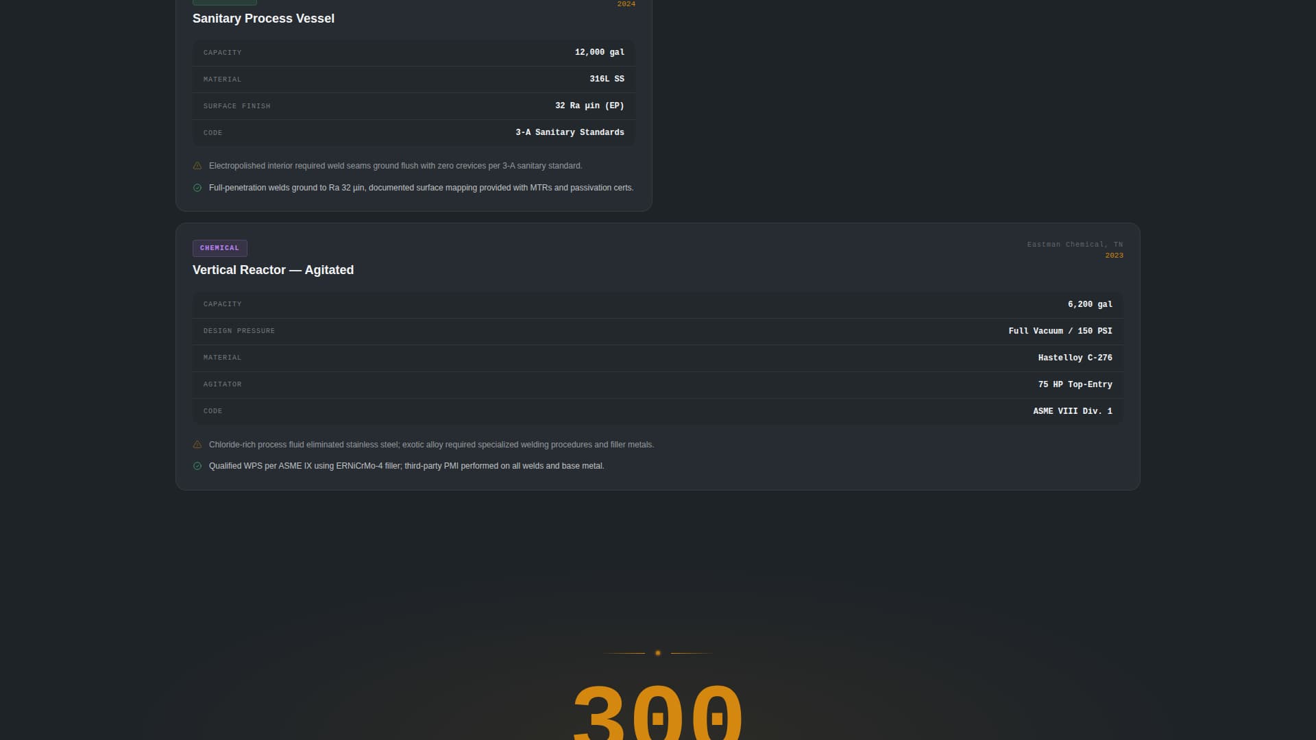 Vessel - Precision Tankfabricator Landing Page Template