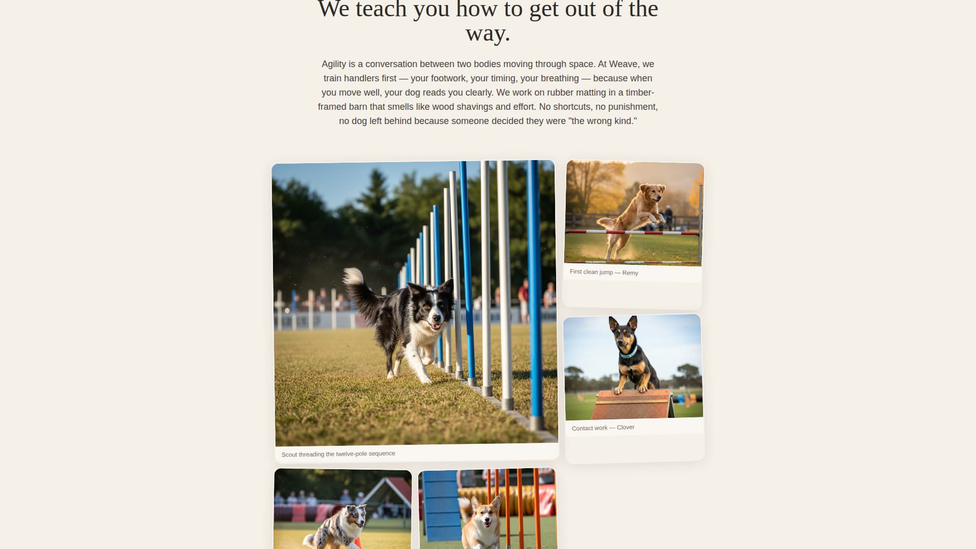 Weave - Trusted Agility Landing Page Template