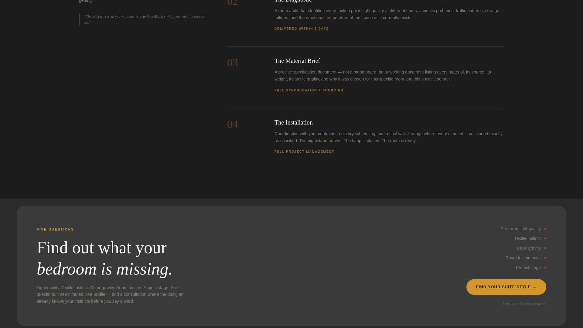 Master Suite Renovation Specialist Booking Website Template