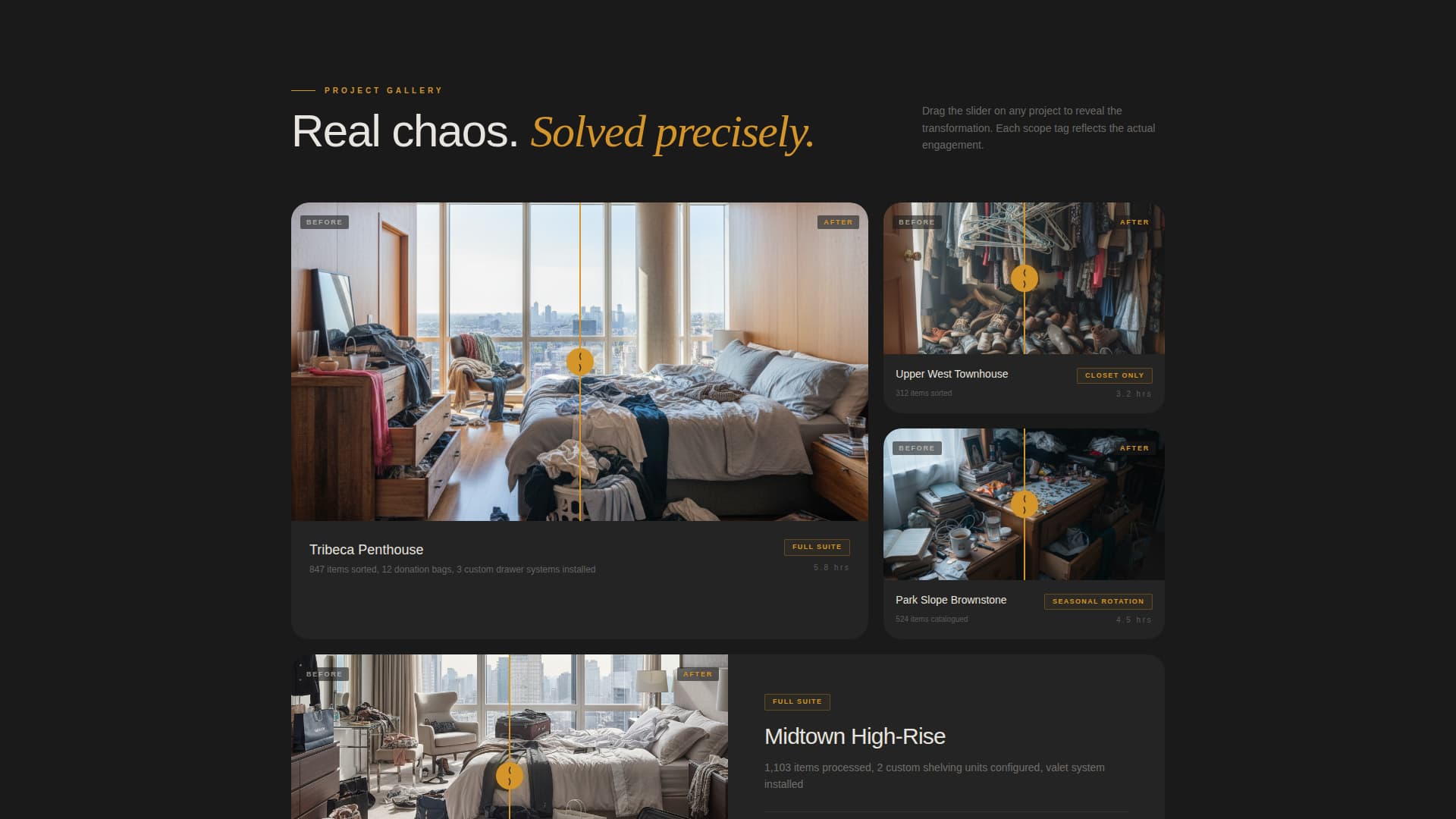 Master Suite Renovation Booking Website Template