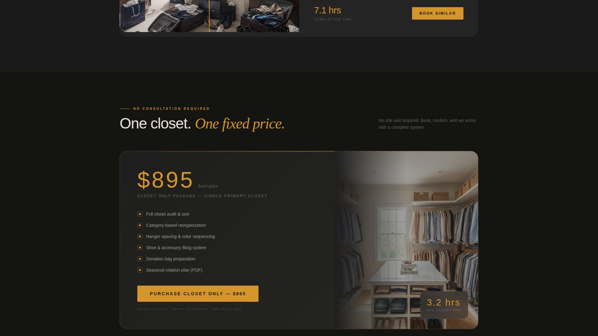 Master Suite Renovation Booking Website Template