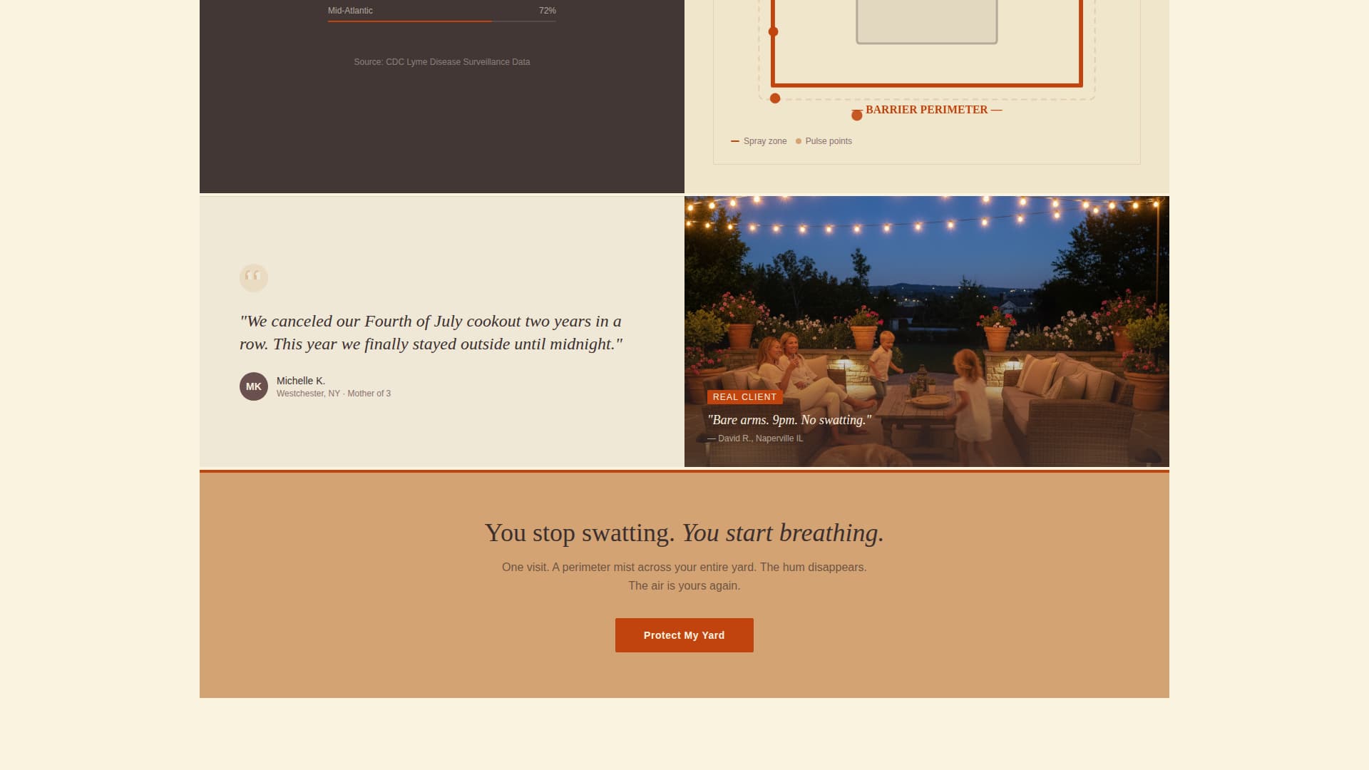 Mosquito & Tick Control Service Website Template