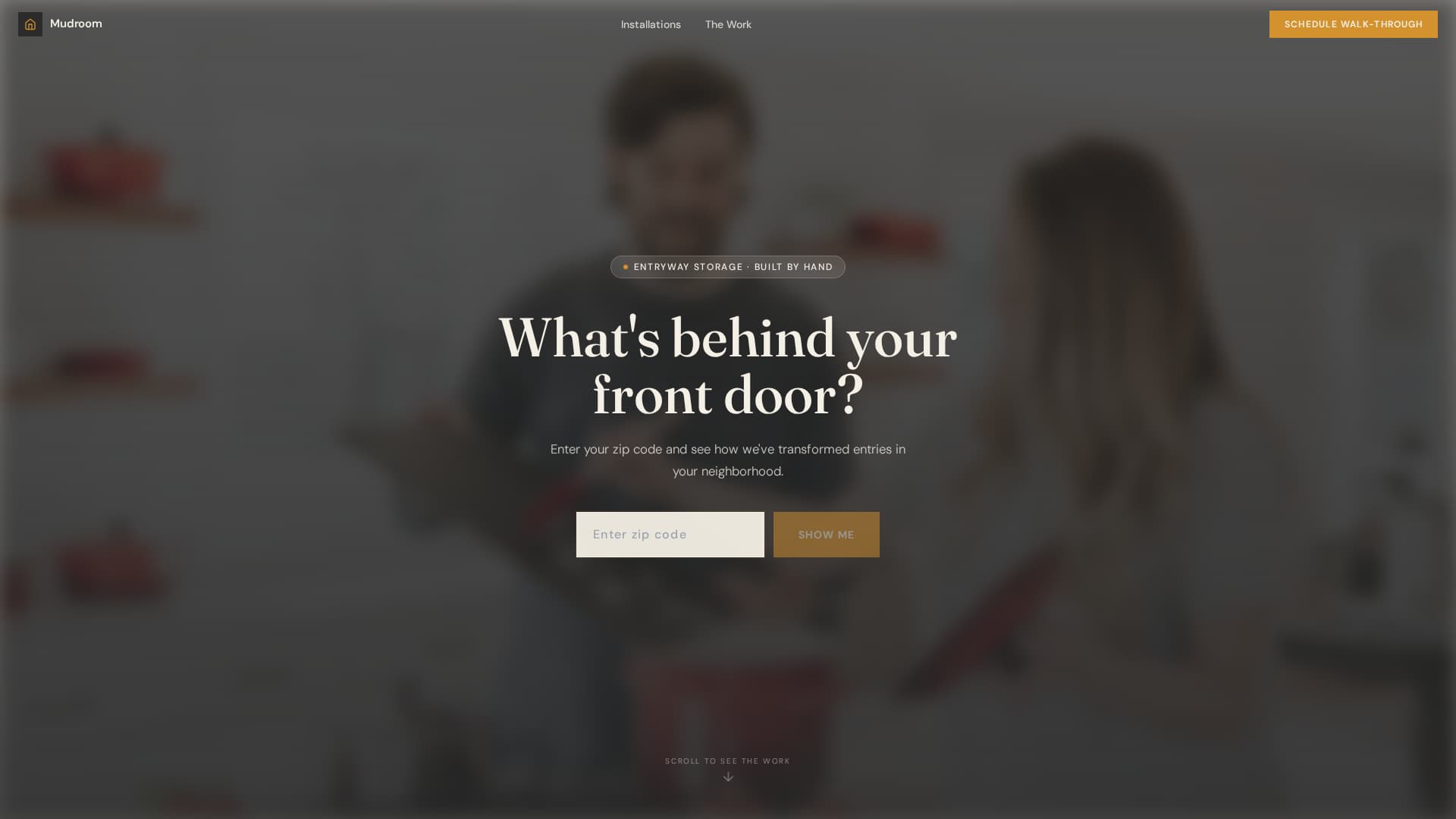 Mudroom - Rugged Entryway Landing Page Template