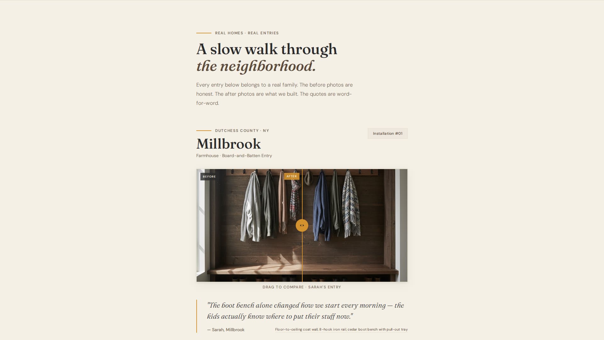 Mudroom - Rugged Entryway Landing Page Template
