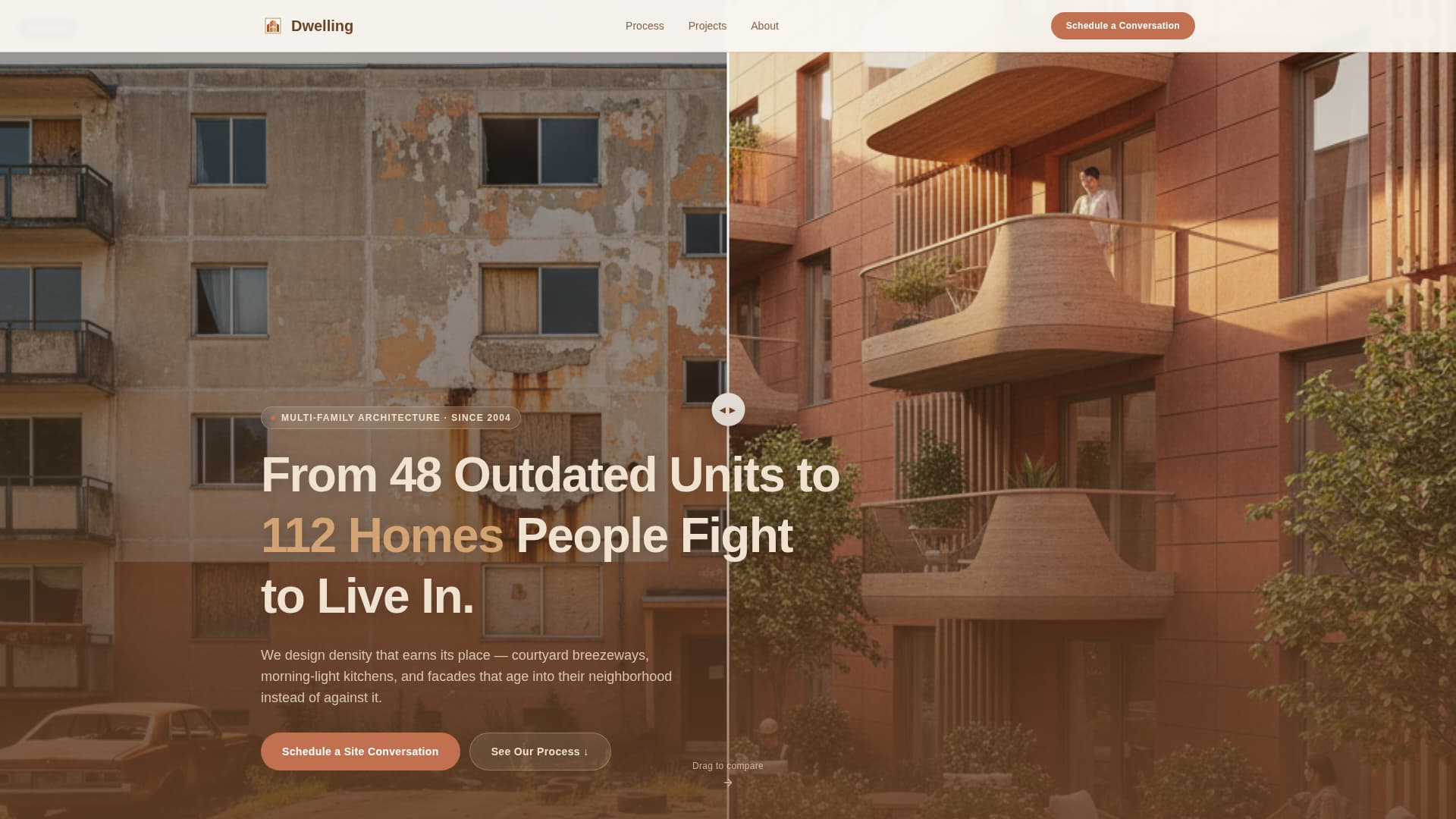 Multi-Family Apartment Construction Specialist Booking Website Template