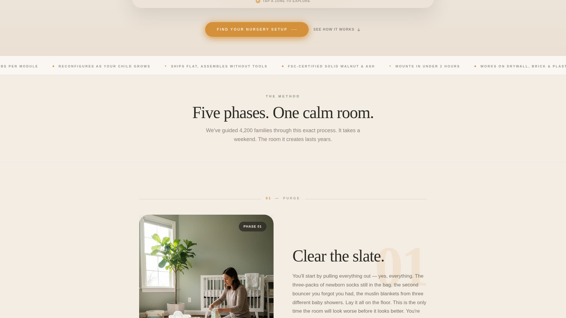 Nursery Renovation Specialist Professional Website Template