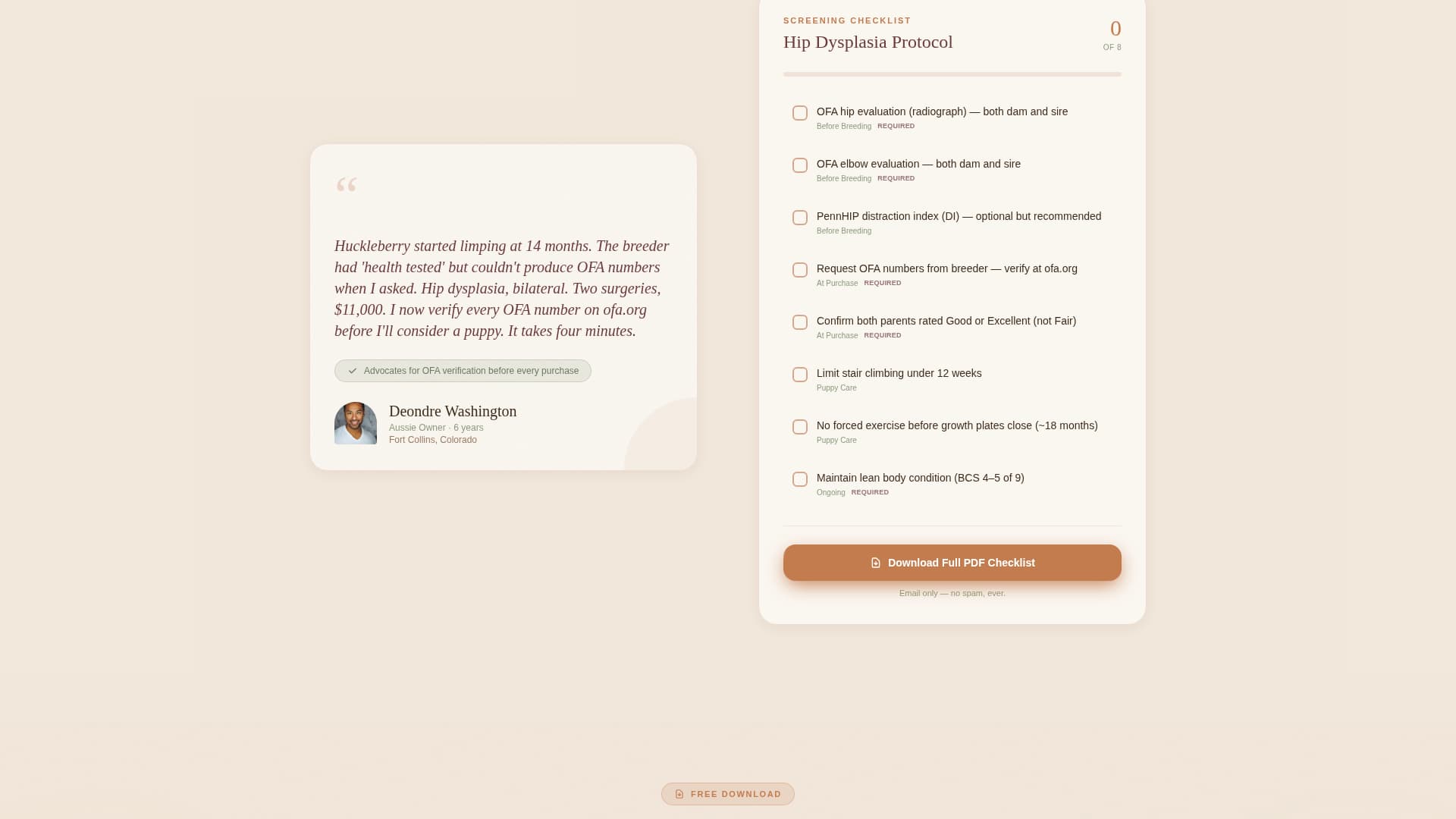Dog Expert Reviews Website Template