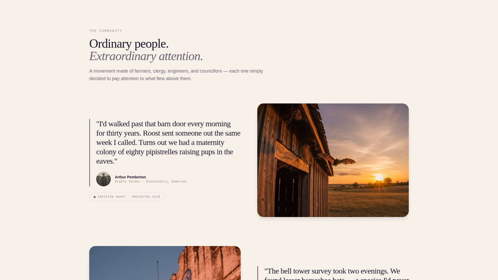 Roost - Trusted Conservation Landing Page Template
