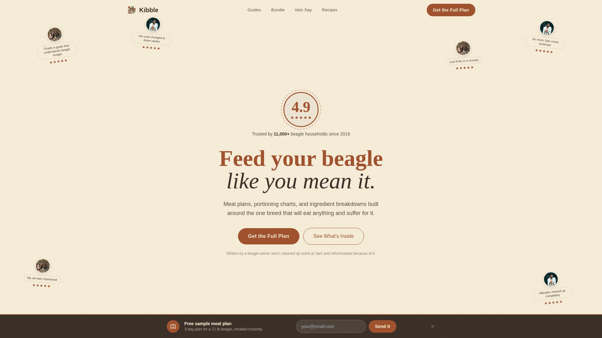 Dog Advanced Pricing Website Template