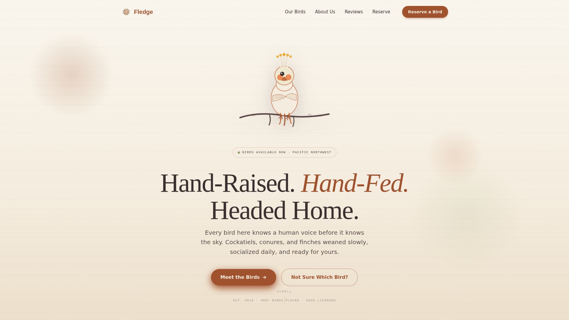 Bird - Highconverting Breeder Landing Page Template