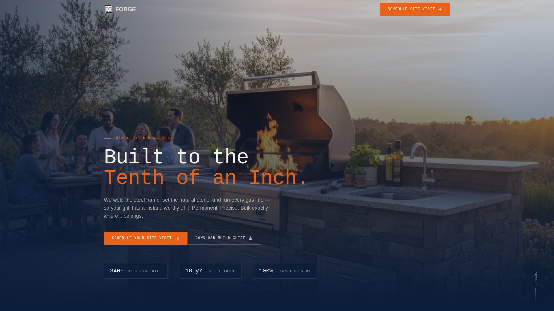 Kitchen & Bathroom Remodeling Specialist Booking Website Template