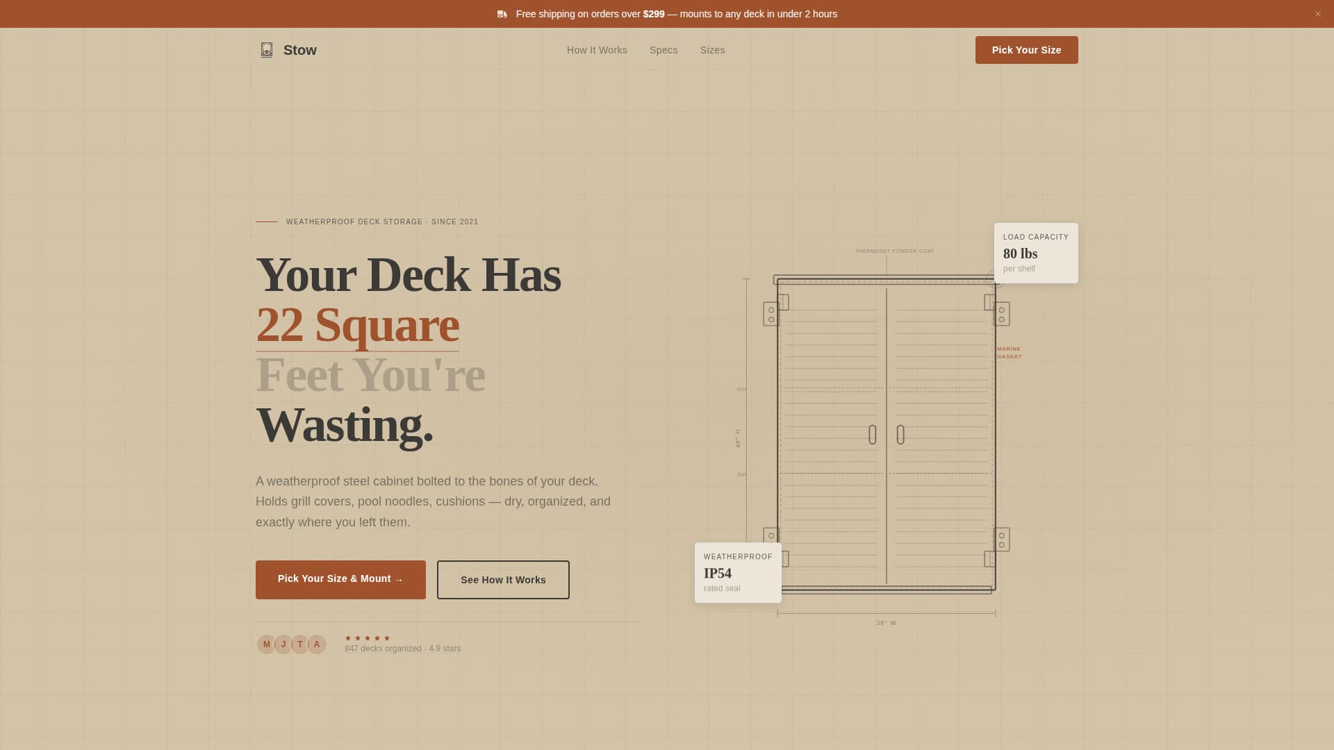 Patio & Deck Renovation Pricing Website Template