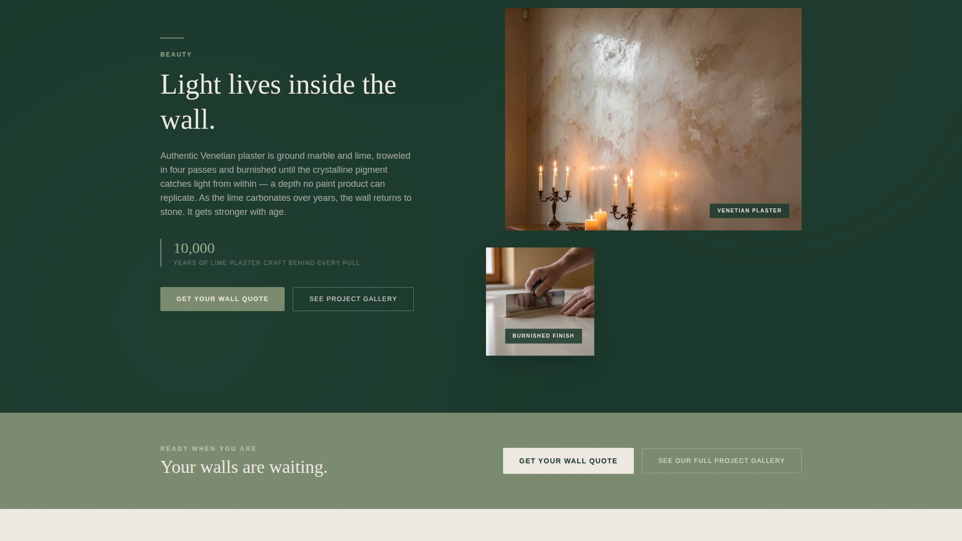 Drywall & Plastering Professional Website Template