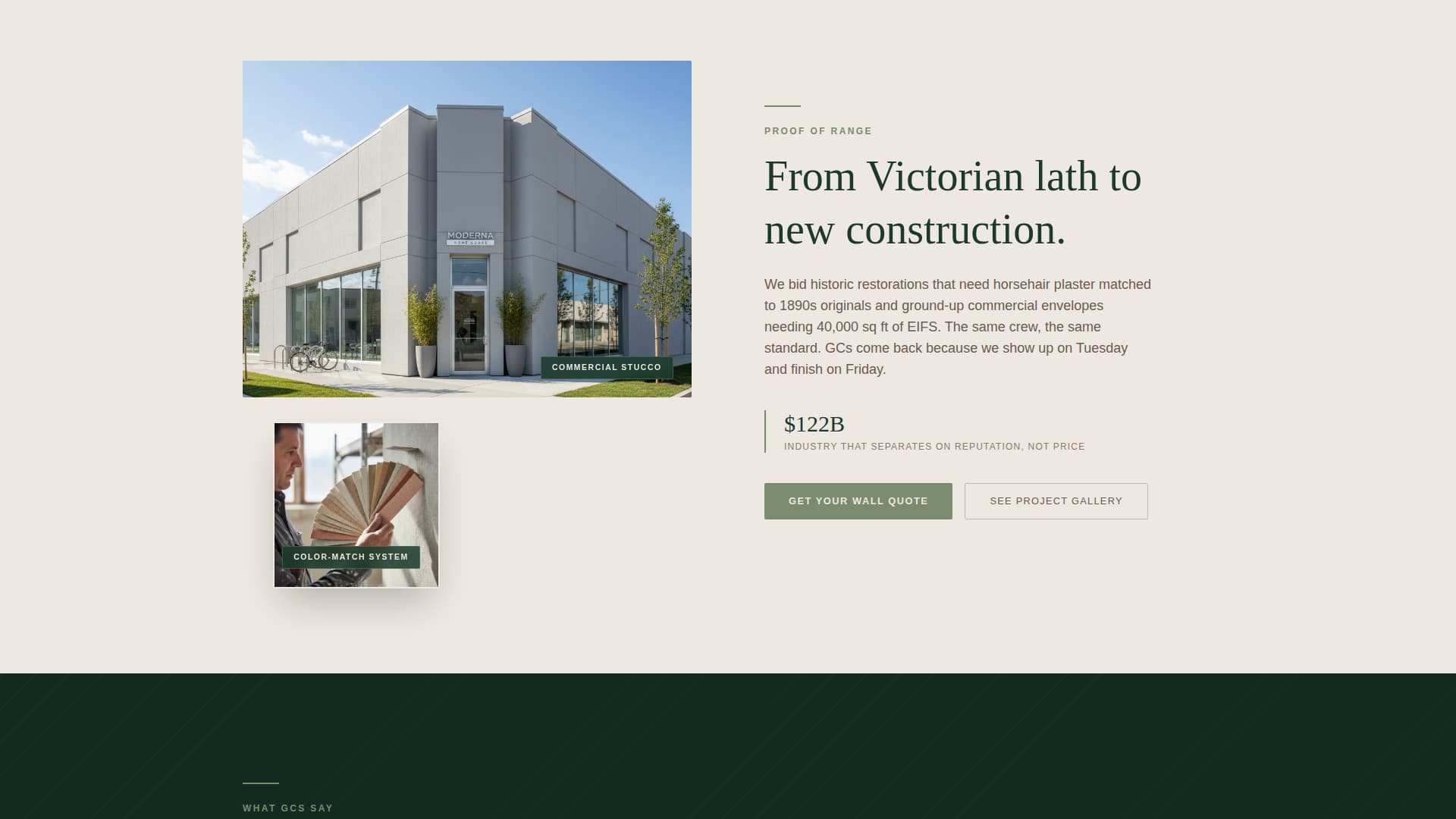 Drywall & Plastering Professional Website Template