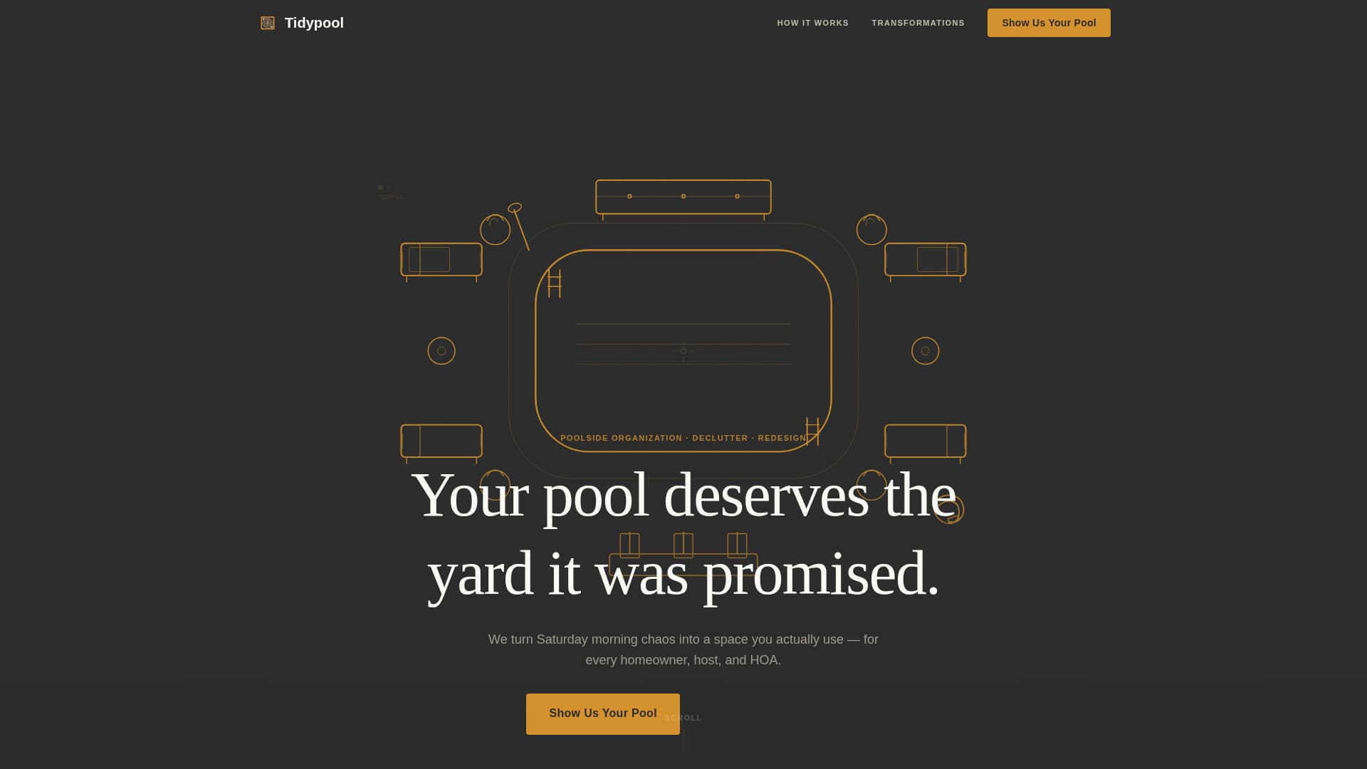Pool Area Renovation Specialist Professional Website Template