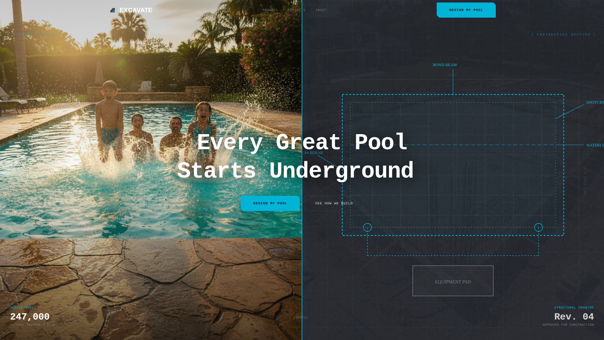 Pool & Spa Professional Website Template