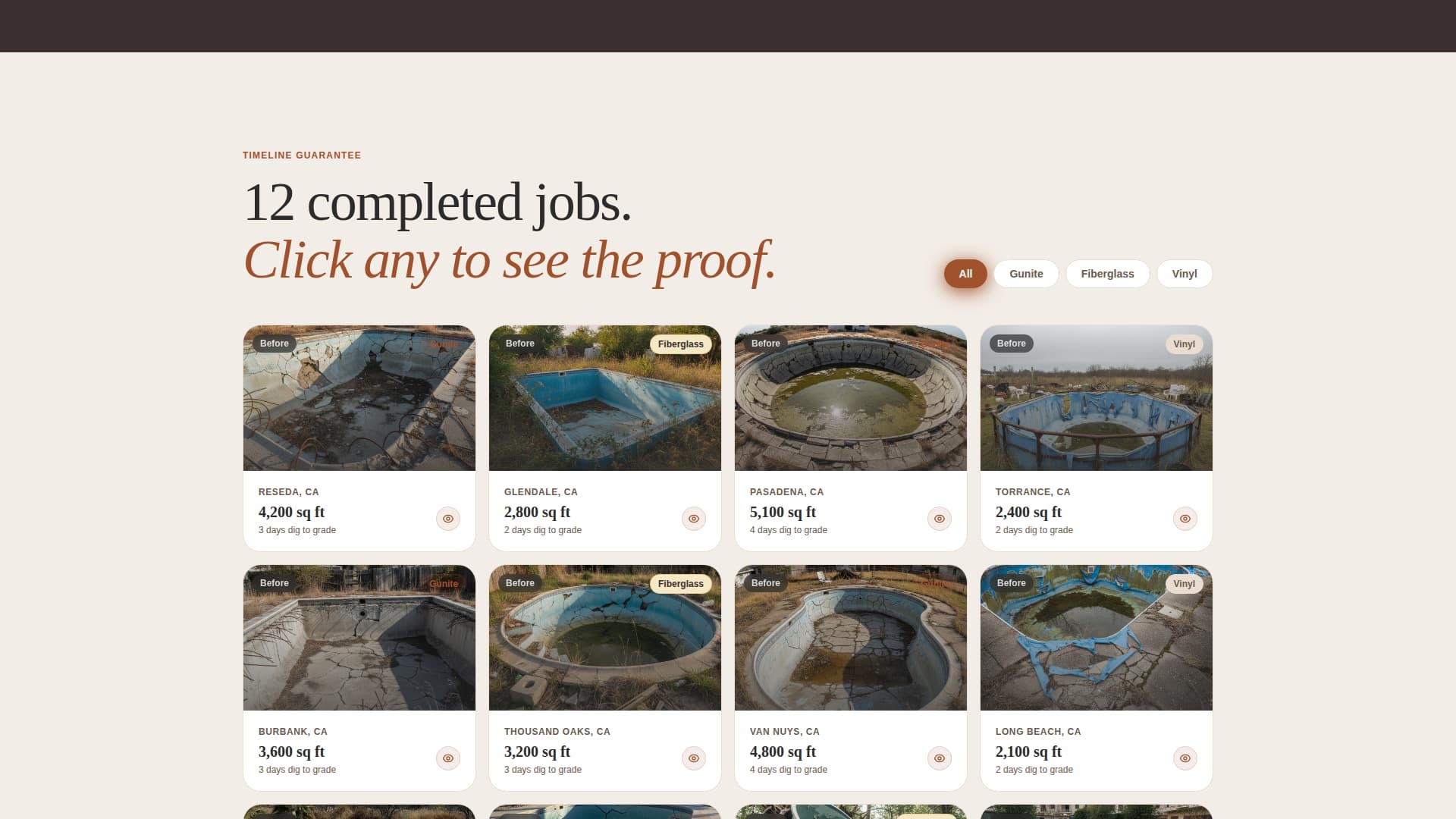 Backfill - Guaranteed Pooldemolition Landing Page Template