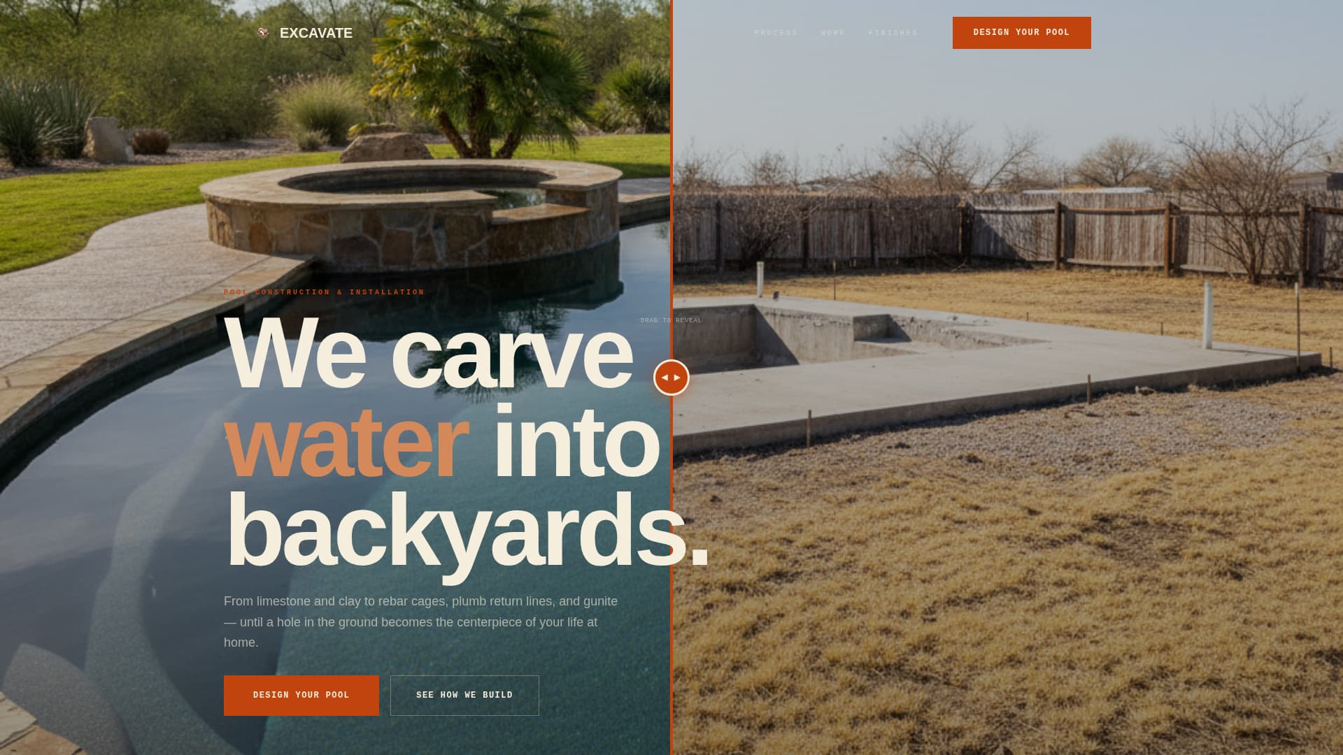Pool & Spa Specialist Professional Website Template