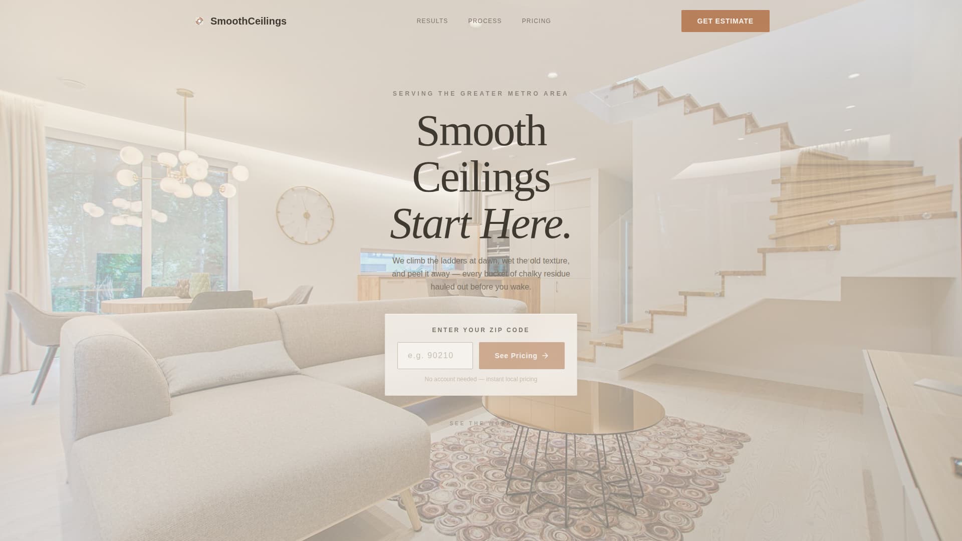 Drywall & Plastering Specialist Professional Website Template