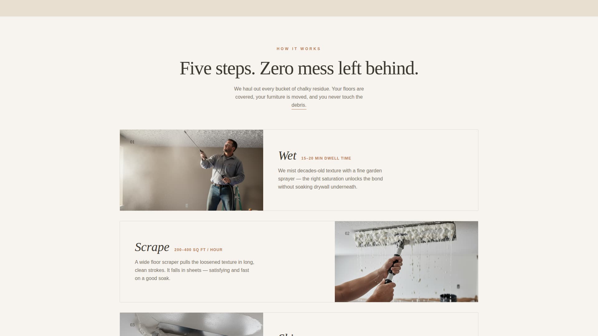 Drywall & Plastering Specialist Professional Website Template