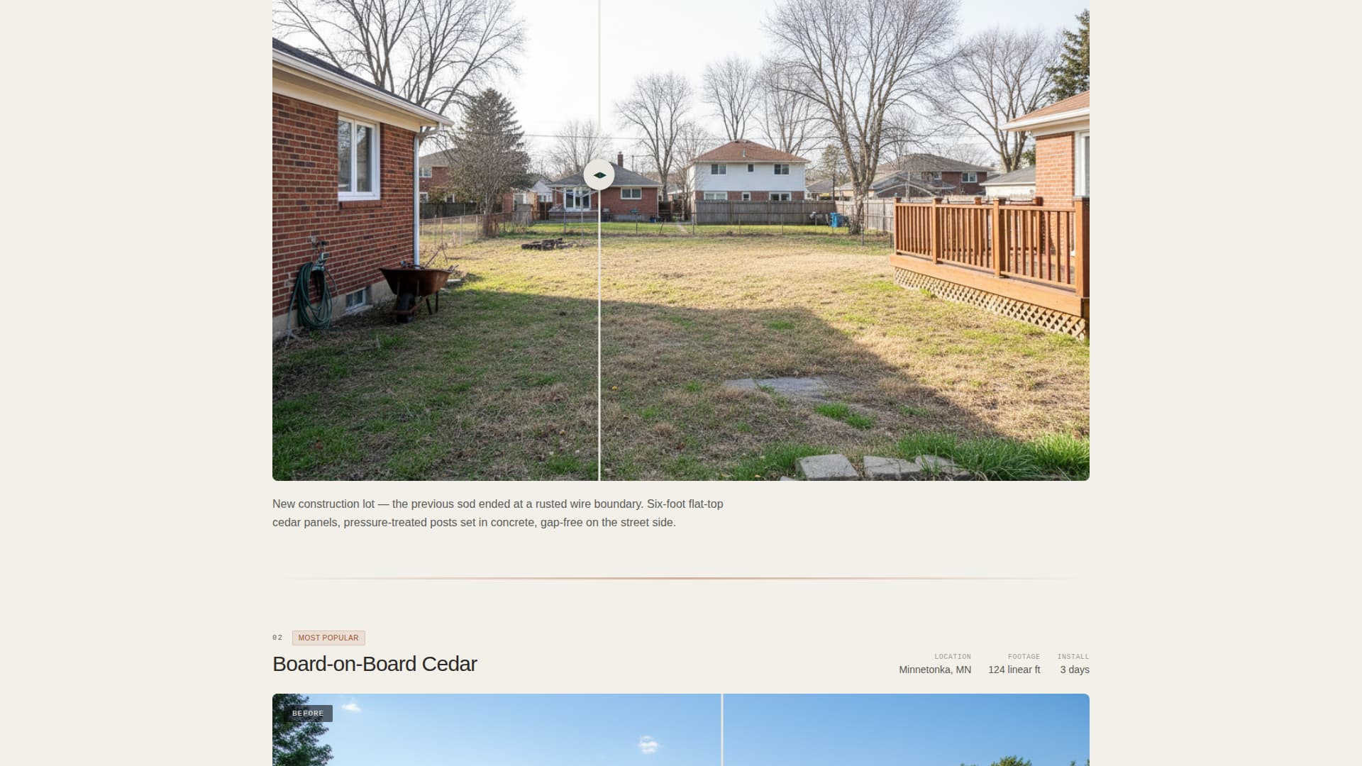 Fencing & Gate Installation Booking Website Template