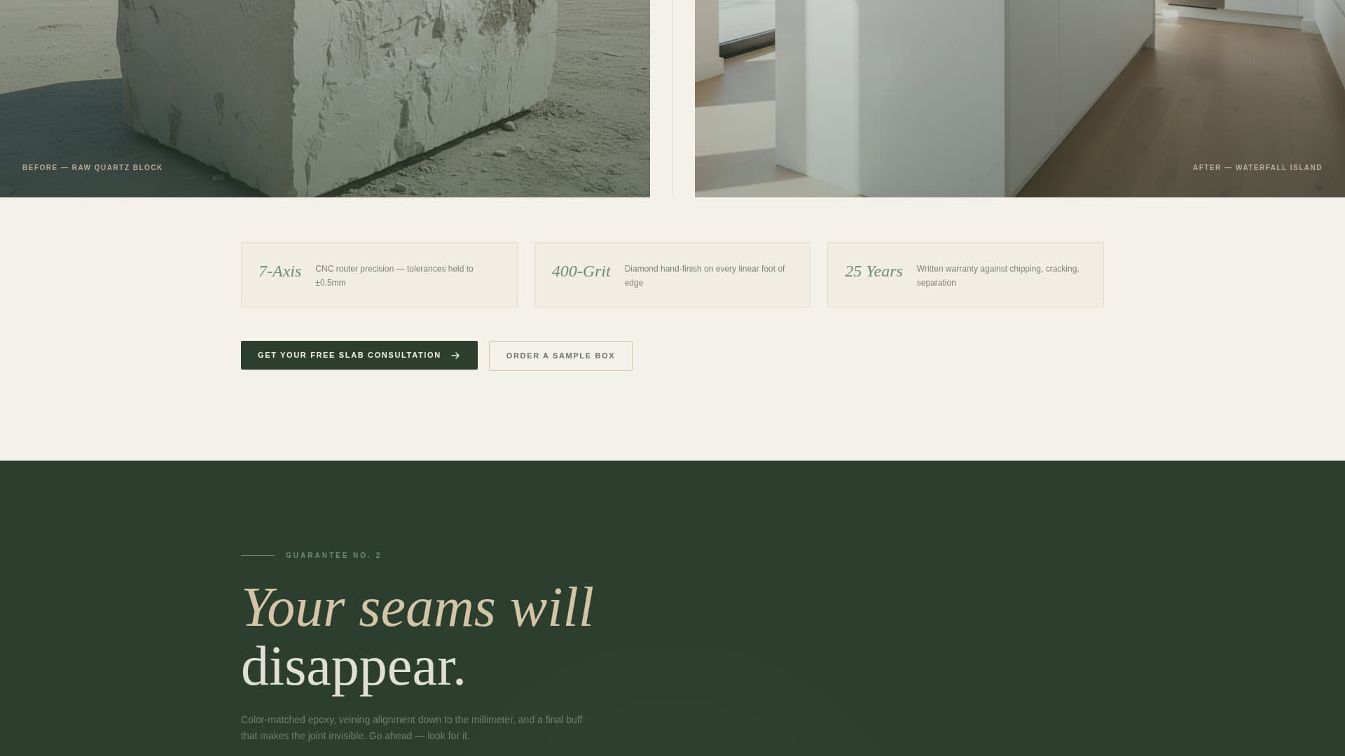 Quartz Products & Professional Website Template
