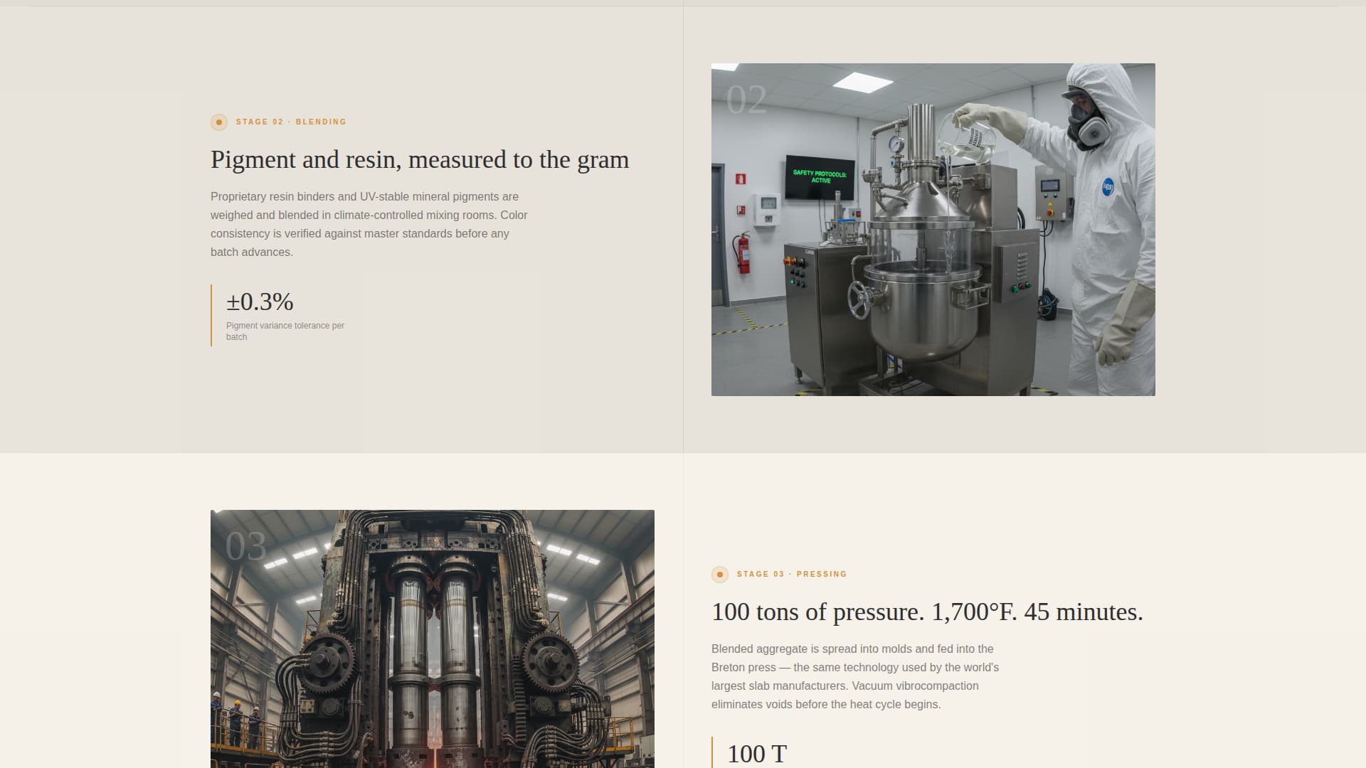 Quarry - Premium Manufacturer Landing Page Template
