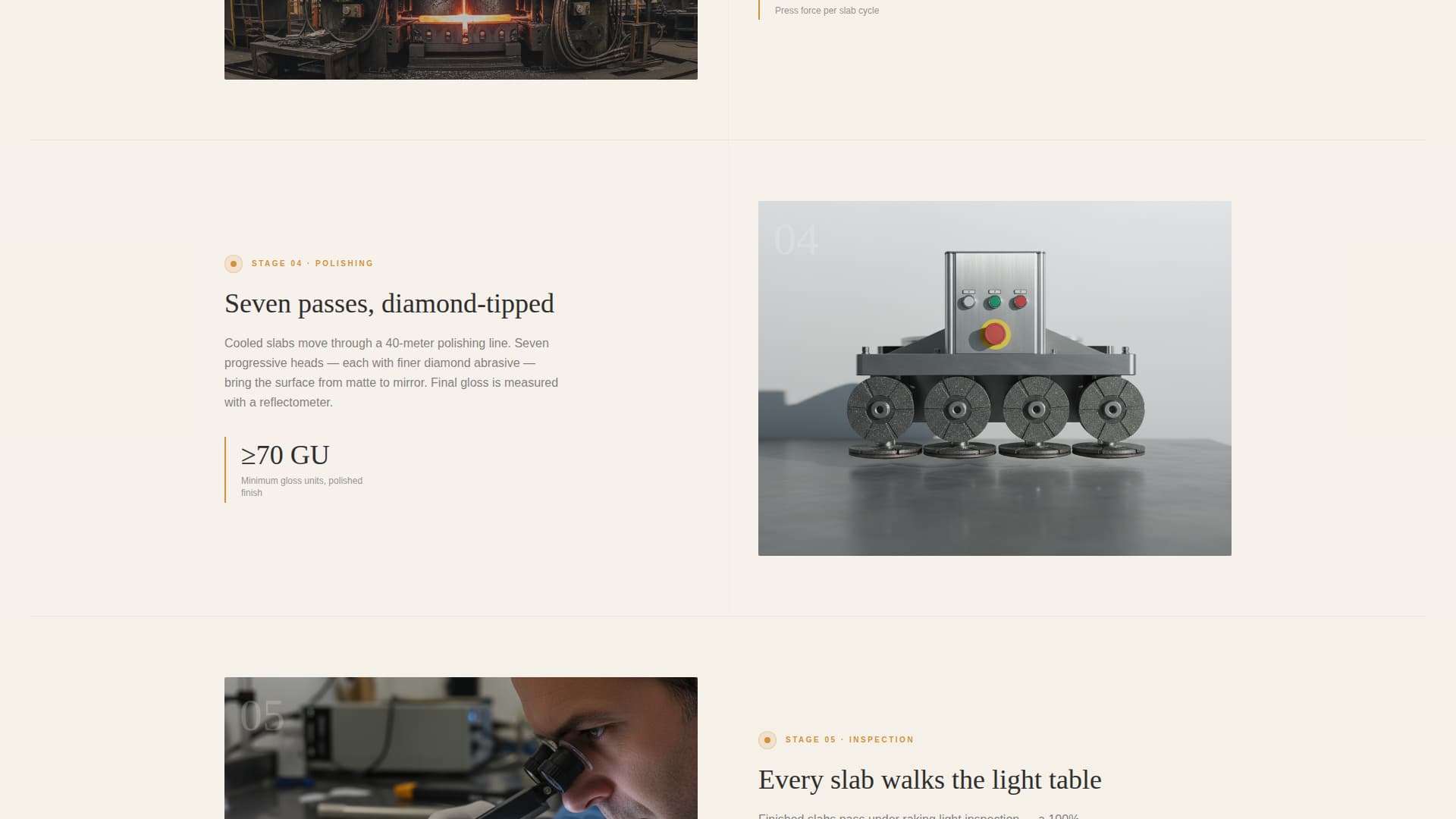Quarry - Premium Manufacturer Landing Page Template