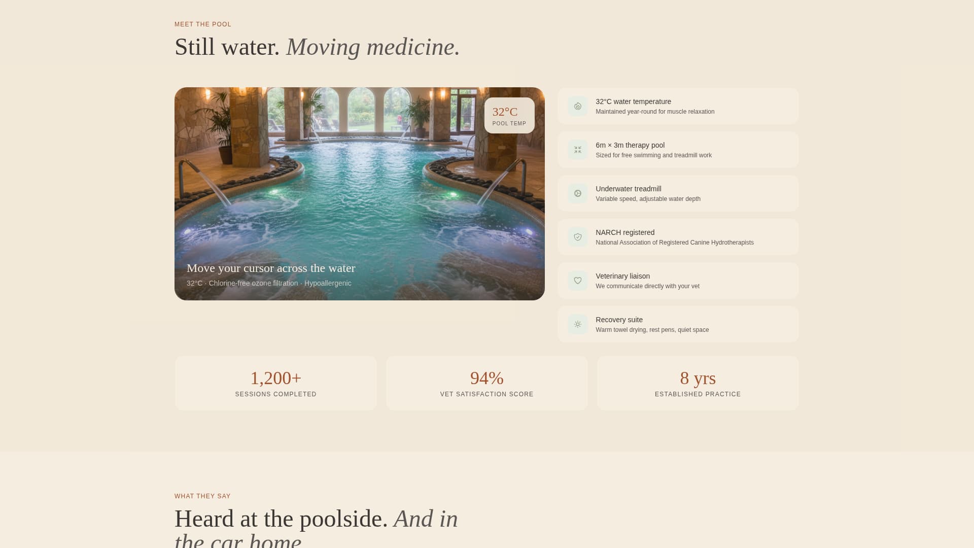Animal Therapy & Booking Website Template