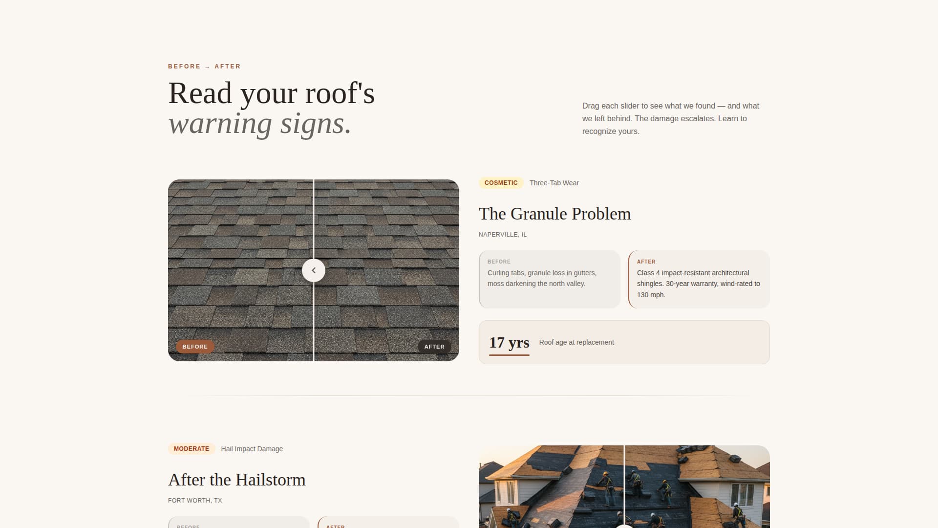 Residential Roof Repair Trust-Building Website Template
