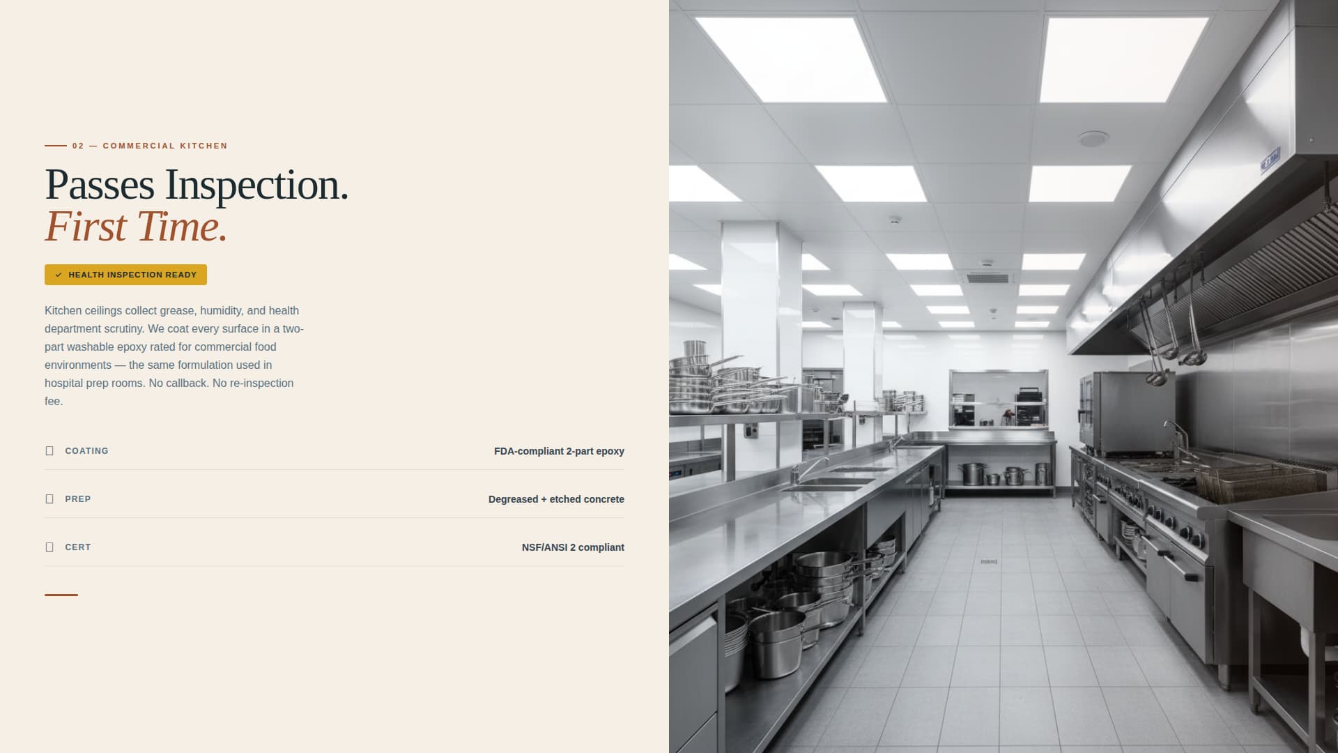 Mesa - Precision Restaurant Landing Page Template
