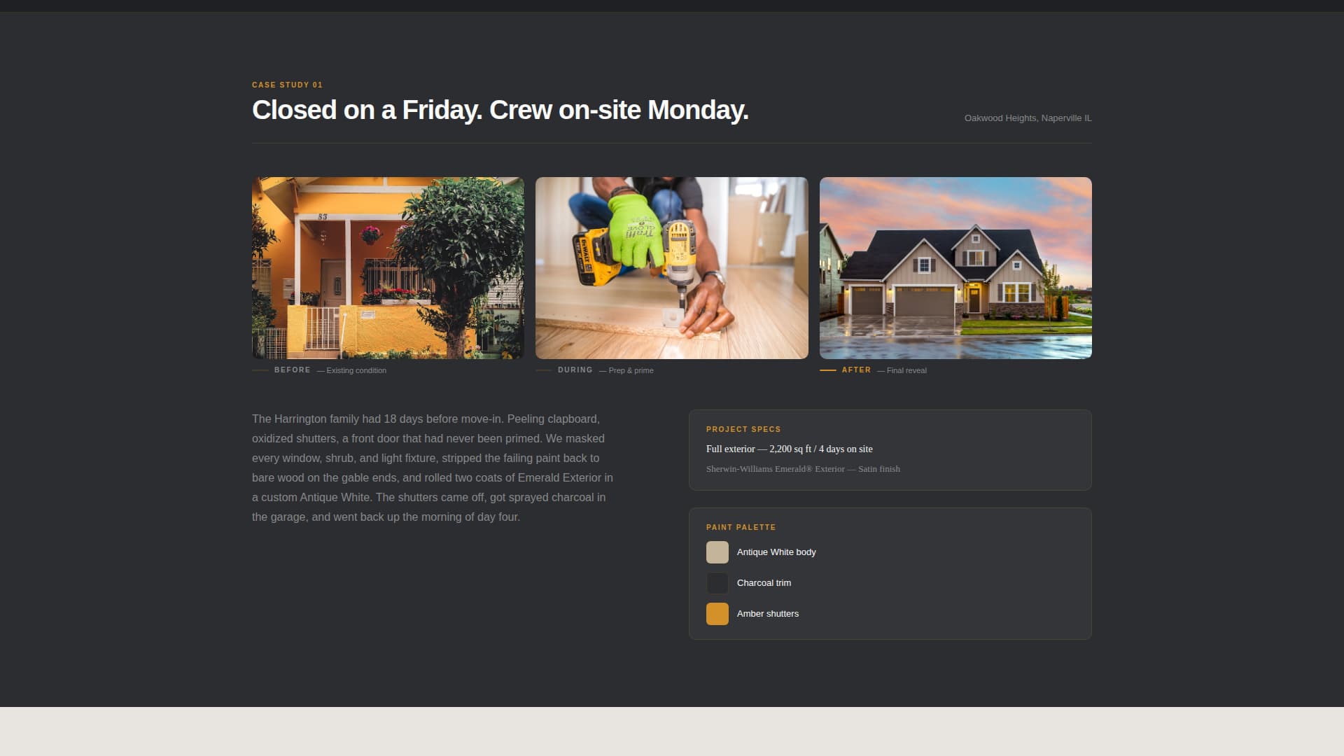 Coat - Precision Painting Landing Page Template