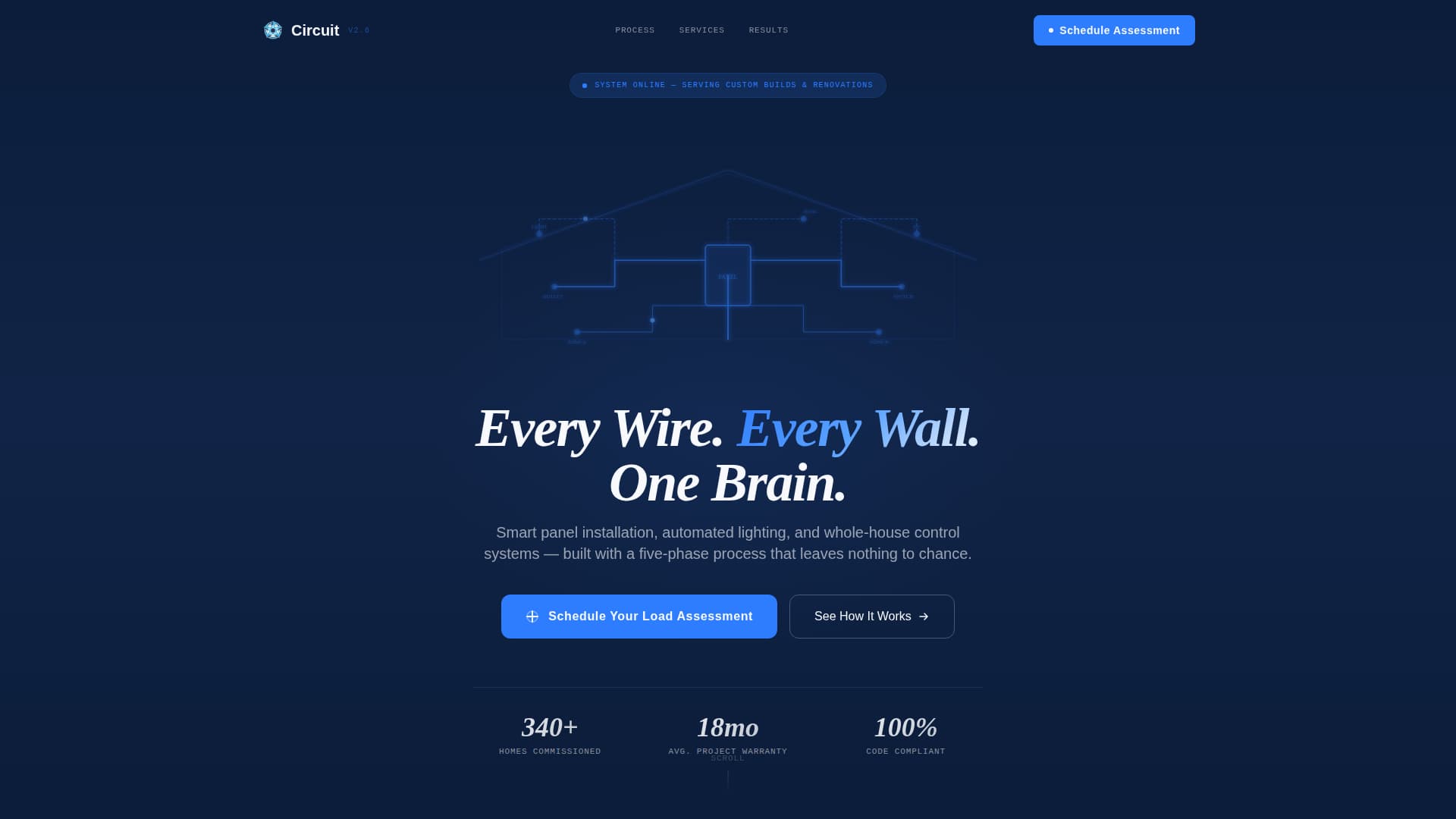 Circuit - Precision Smart Home Landing Page Template