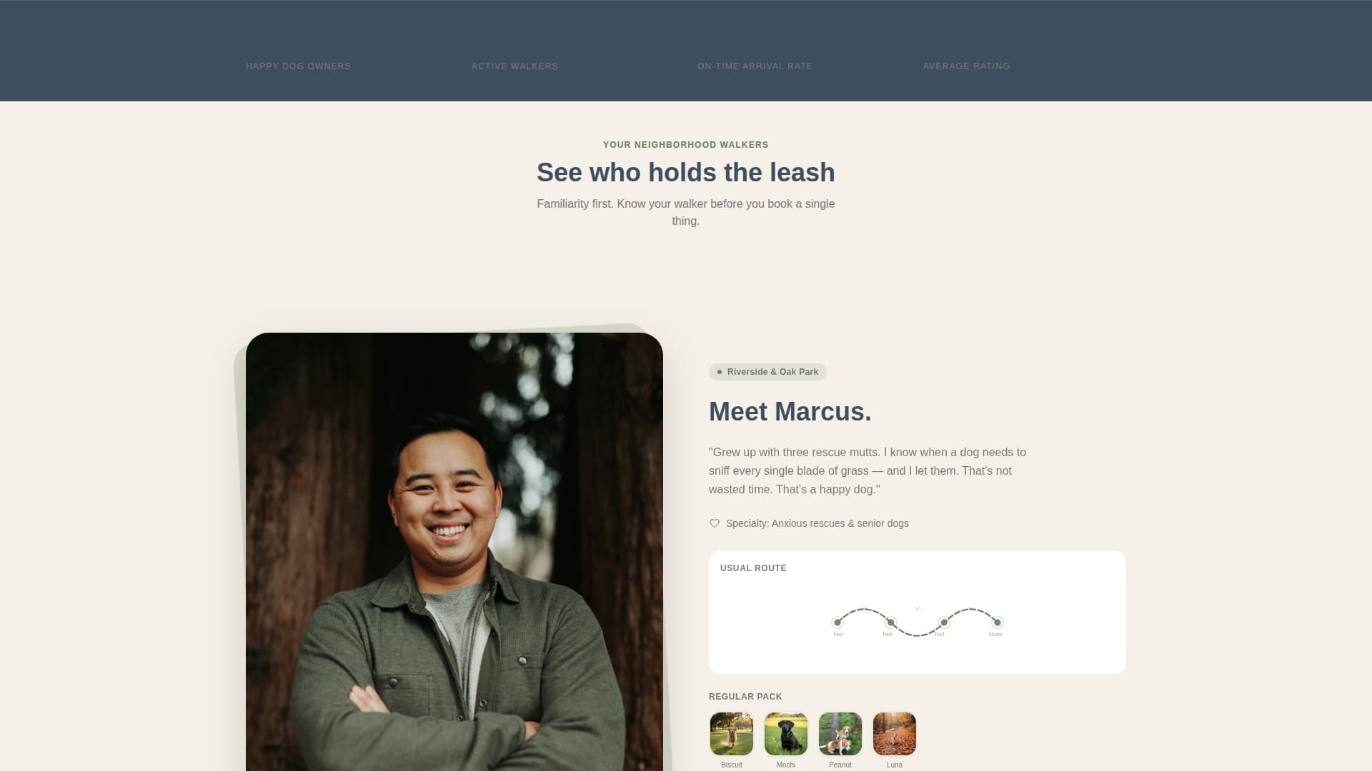 Dog Walking & Pet Sitting Professional Website Template