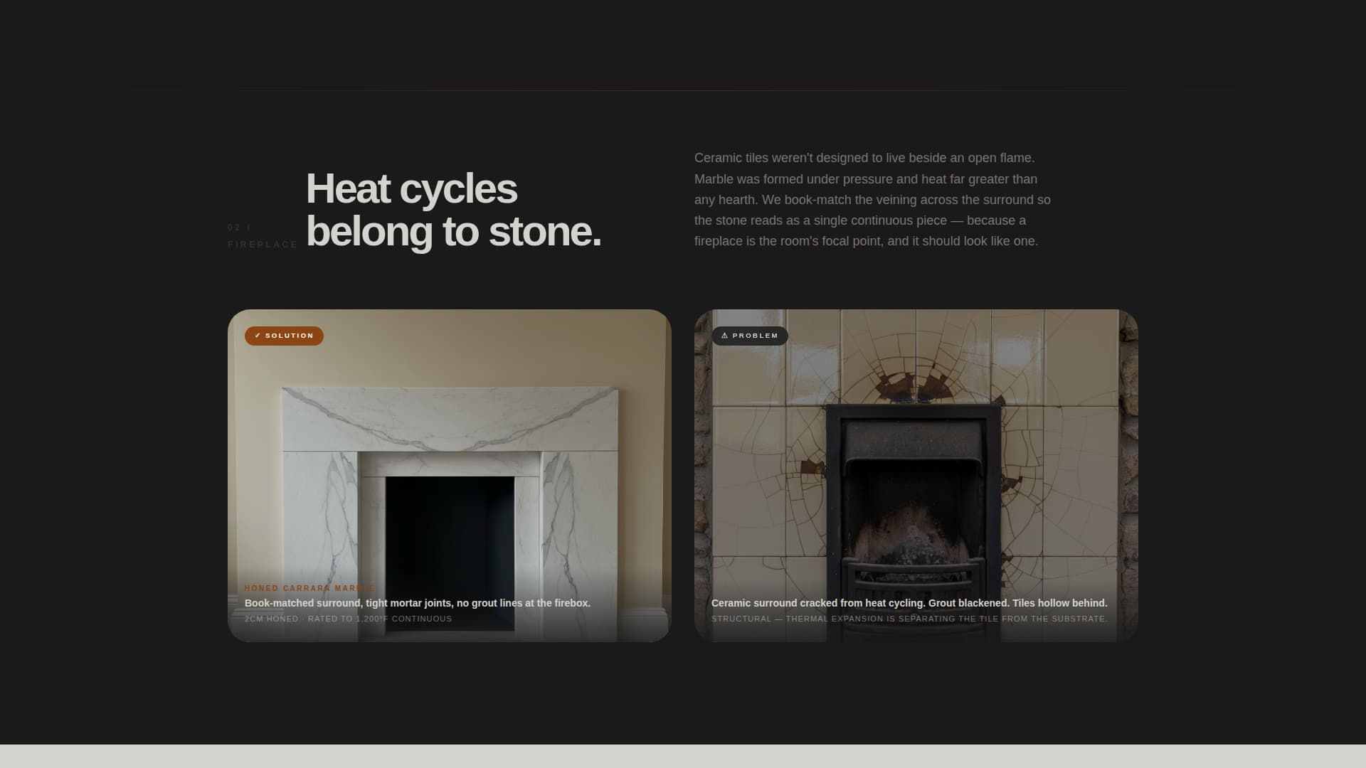 Quarry - Timeless Stone Landing Page Template
