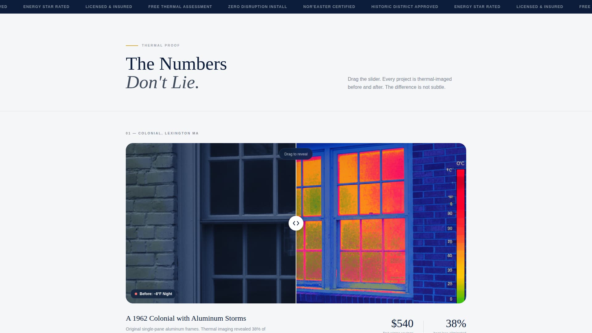 Pane - Precision Stormwindow Landing Page Template