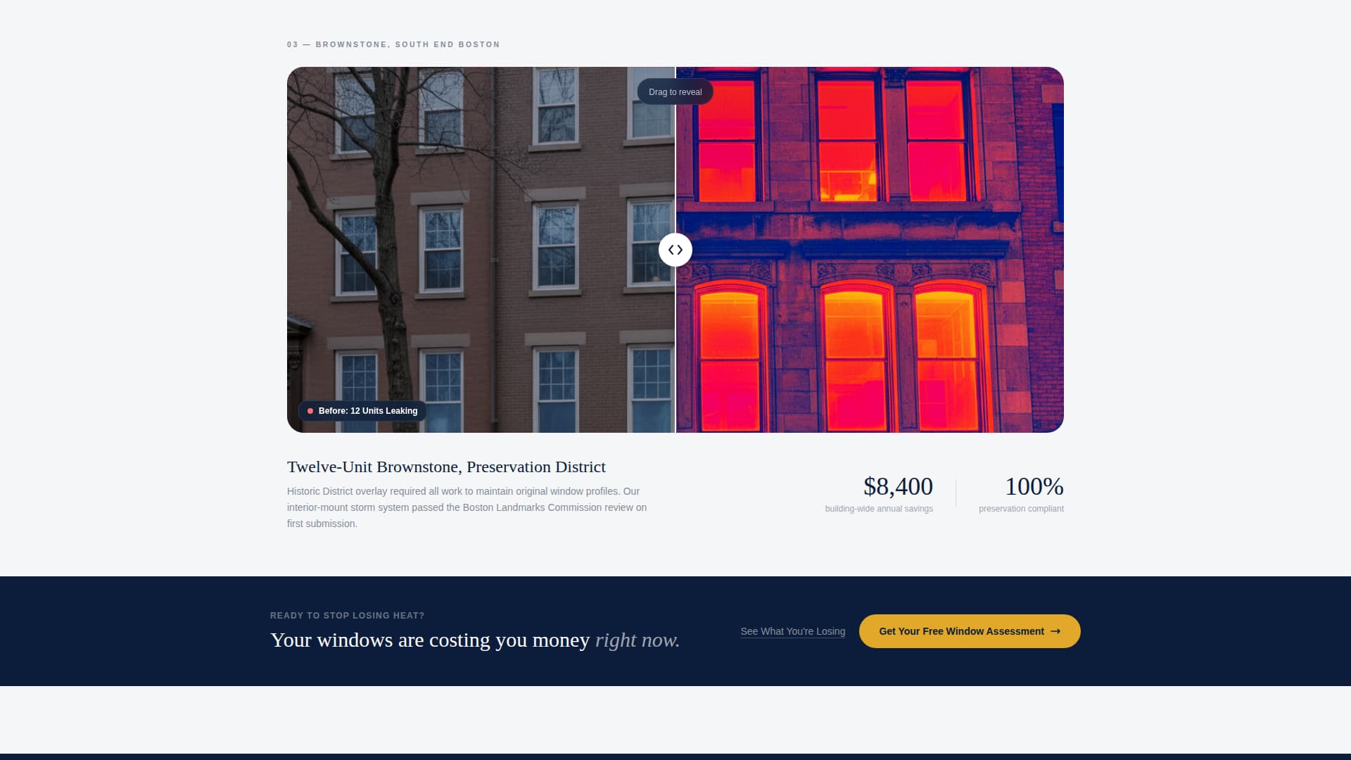 Pane - Precision Stormwindow Landing Page Template