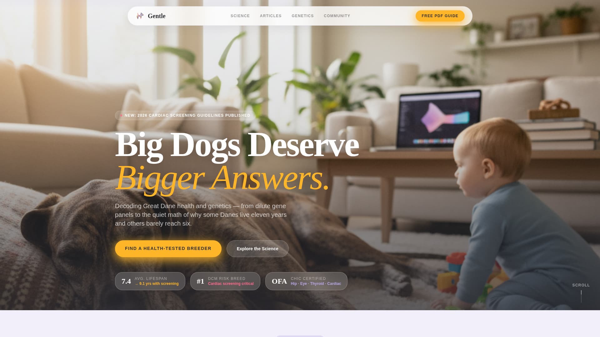 Gentle - Trusted Danehealth Landing Page Template