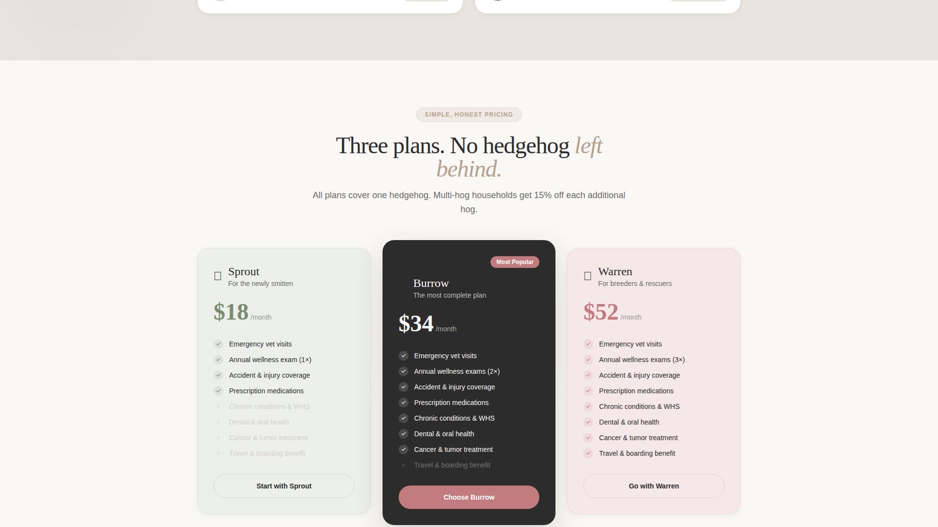 Quill - Trusted Hedgehoginsurance Landing Page Template