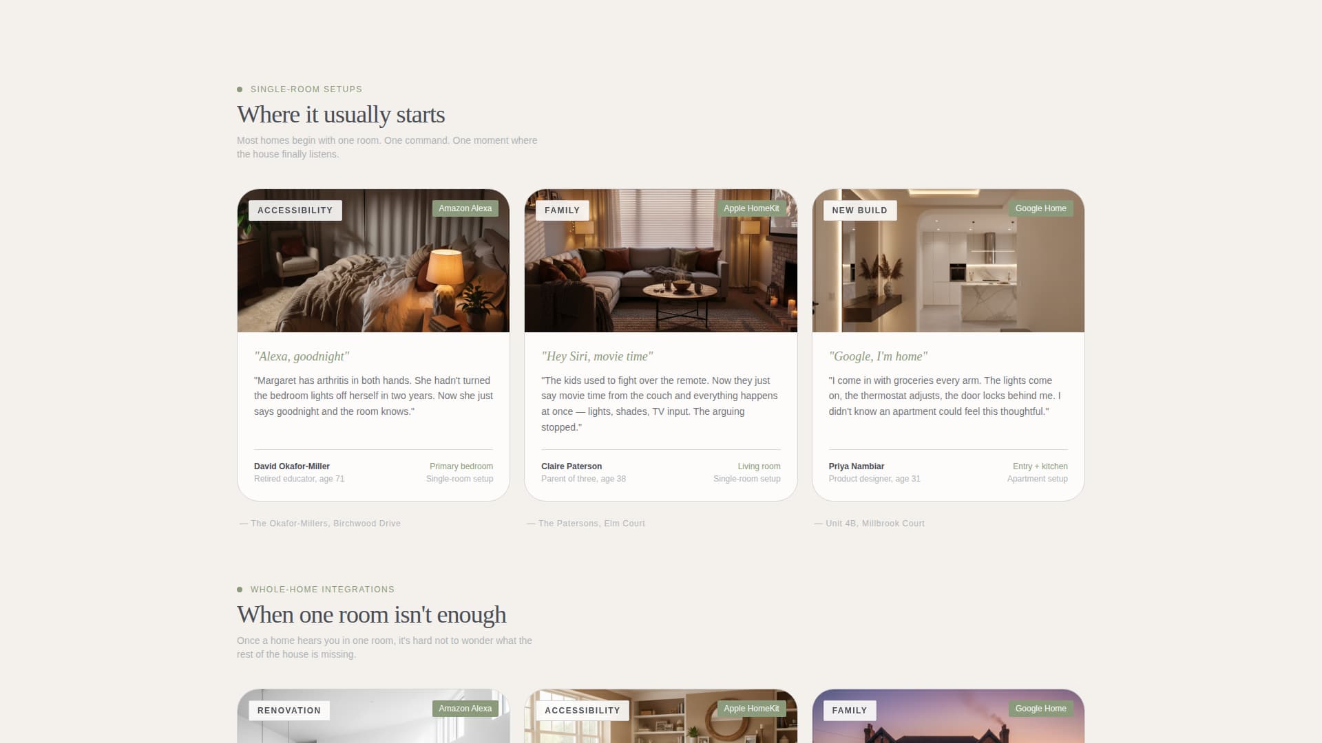 Voice Home - Seamless Automation Landing Page Template