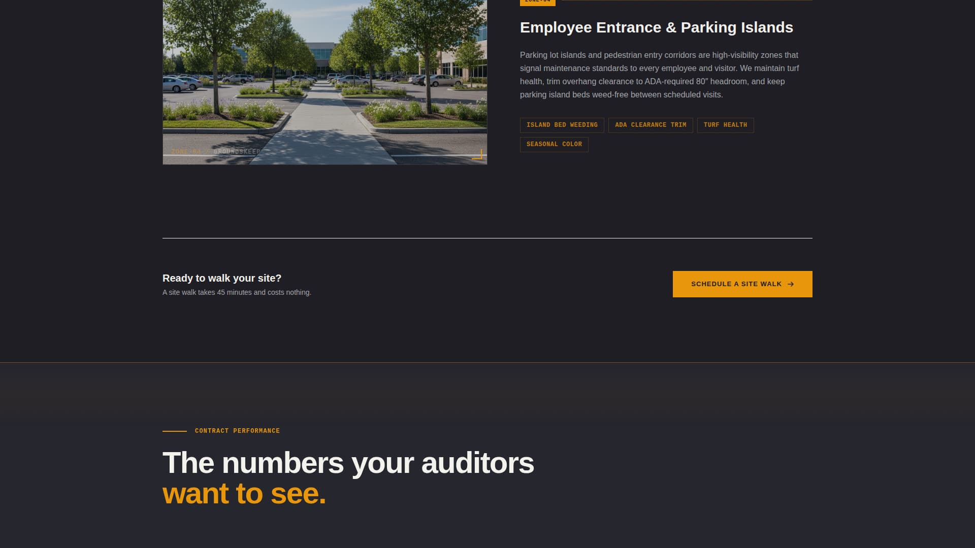 Groundskeep - Precision Industrial Landing Page Template