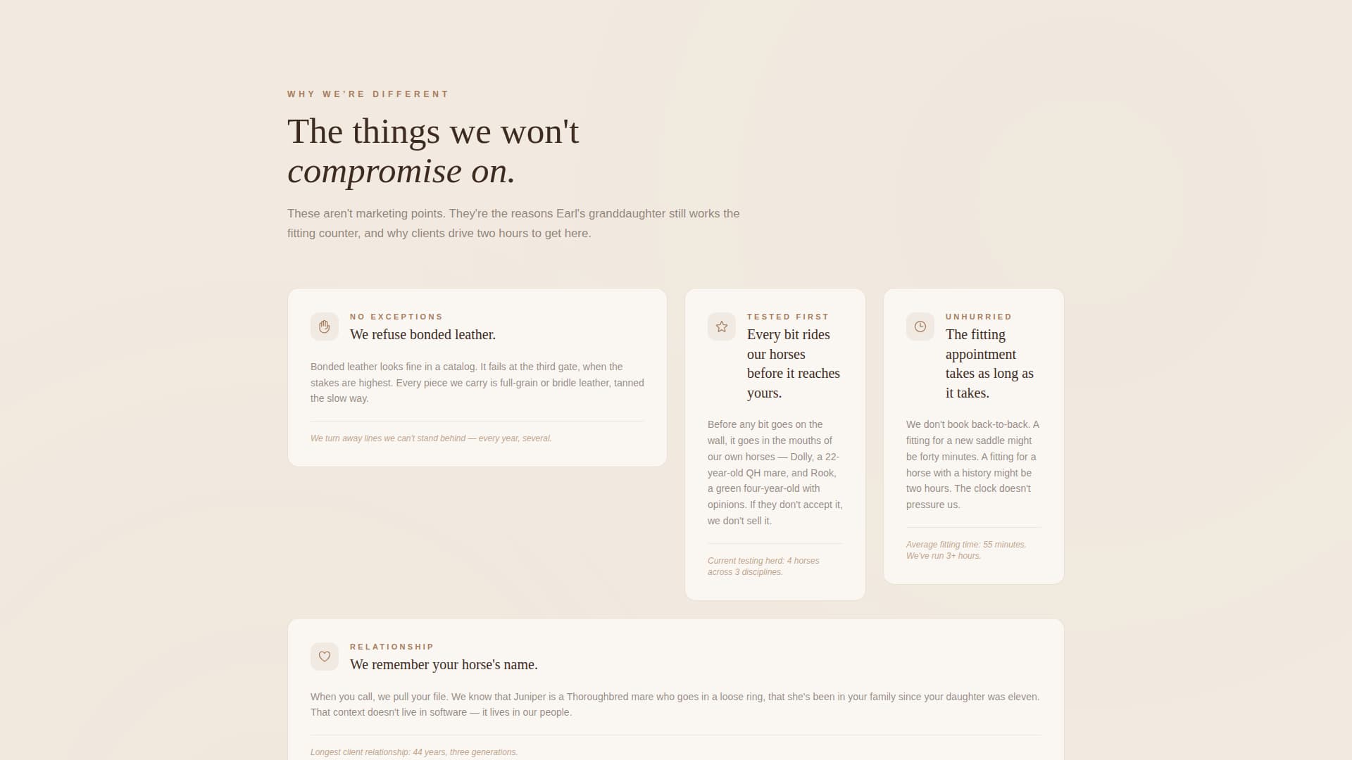 Bridle - Trusted Equestrian Landing Page Template